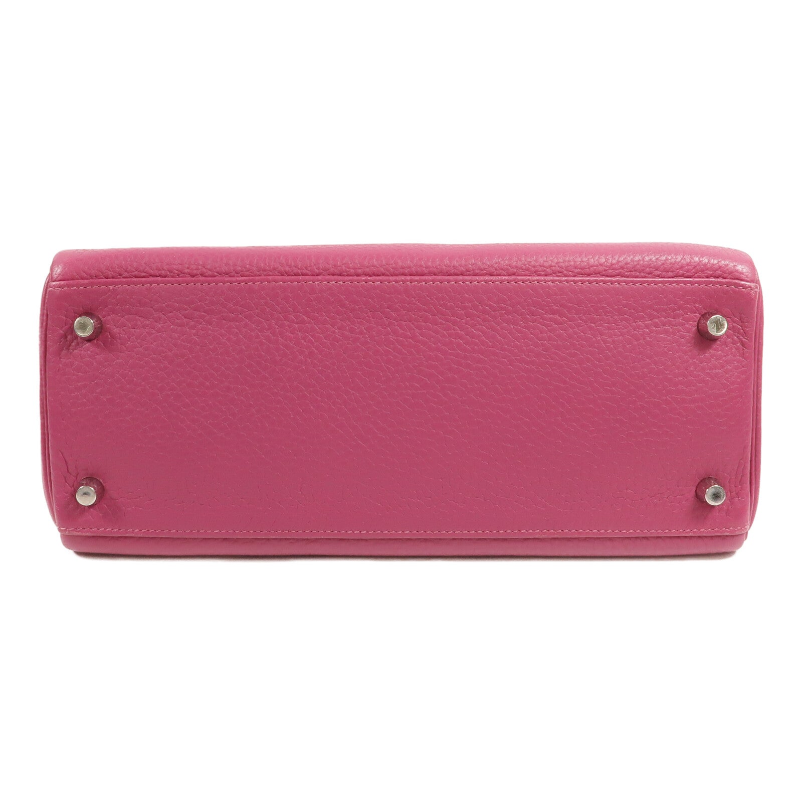 HERMES Clemence皮革Kelly 28手挽肩背兩用袋Tosca