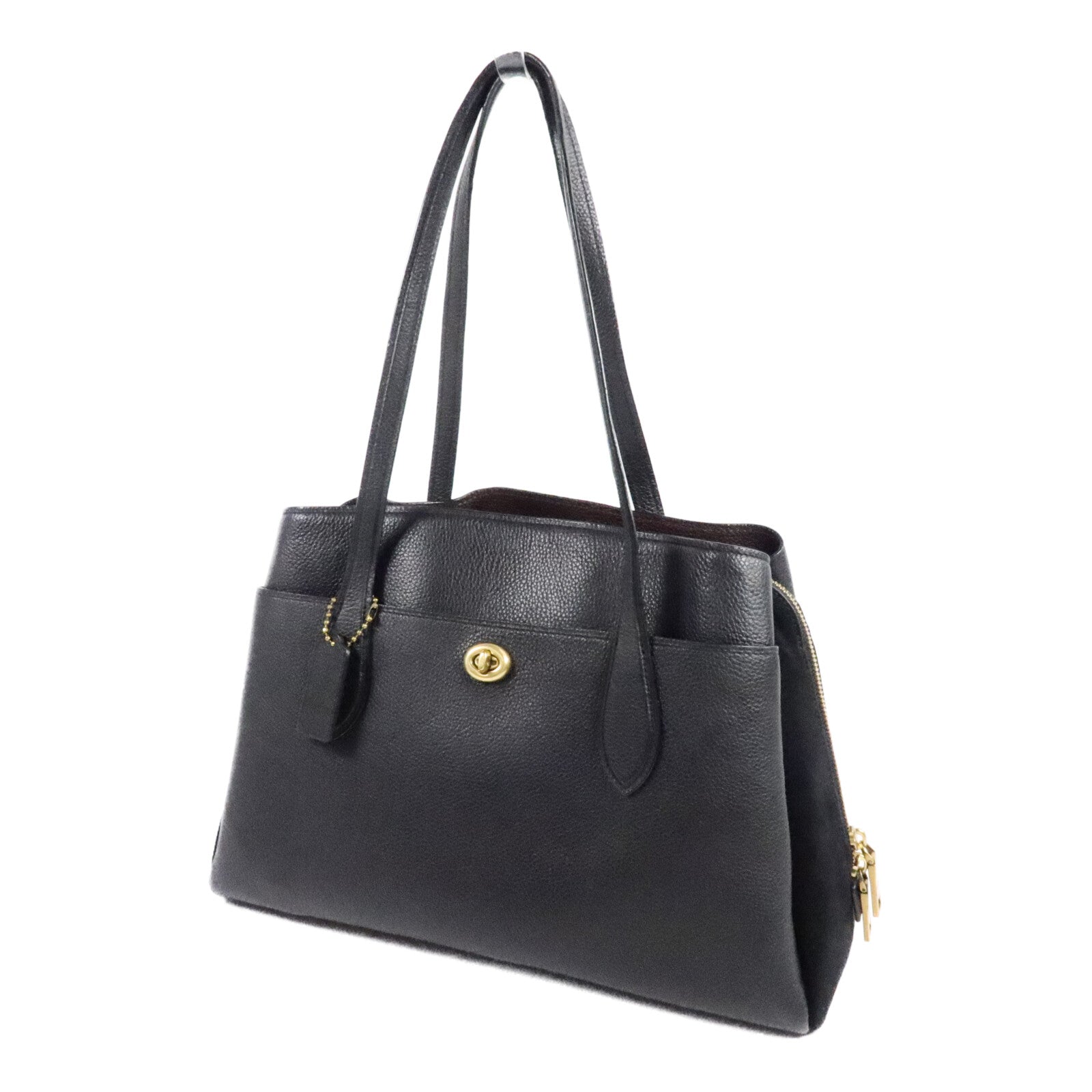 COACH 牛皮皮革Shoulder Bag肩背袋