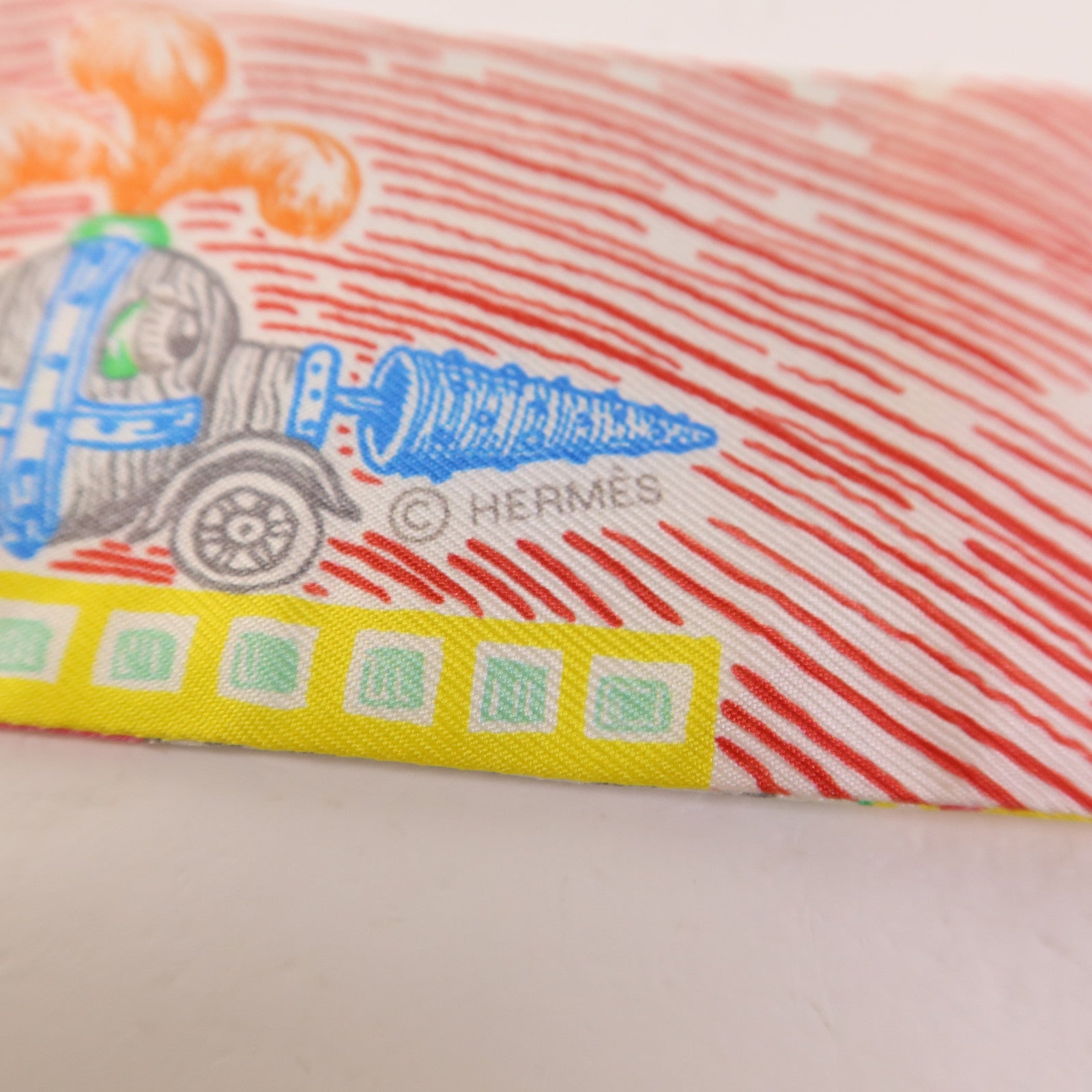 HERMES 絲質Twilly絲巾