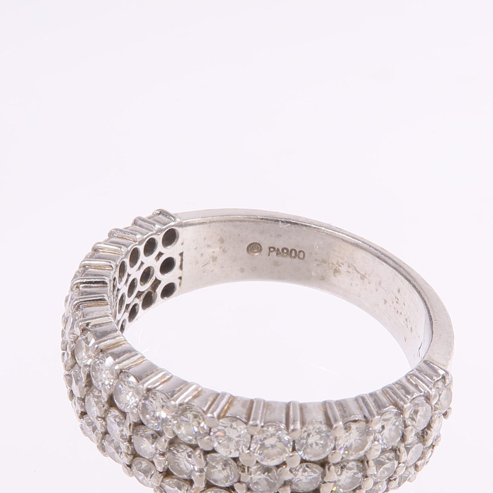 JEWELRY PT900鉑金Diamond Ring鑽石戒指US#9