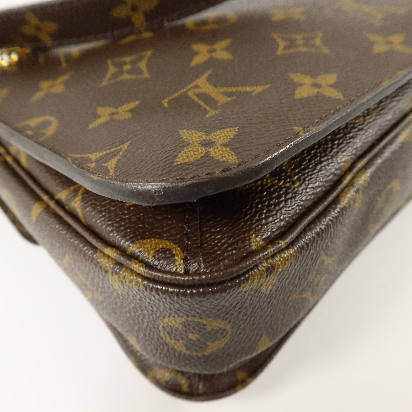 LOUIS VUITTON Monogram Pochette Metis MM金扣手挽肩背兩用袋