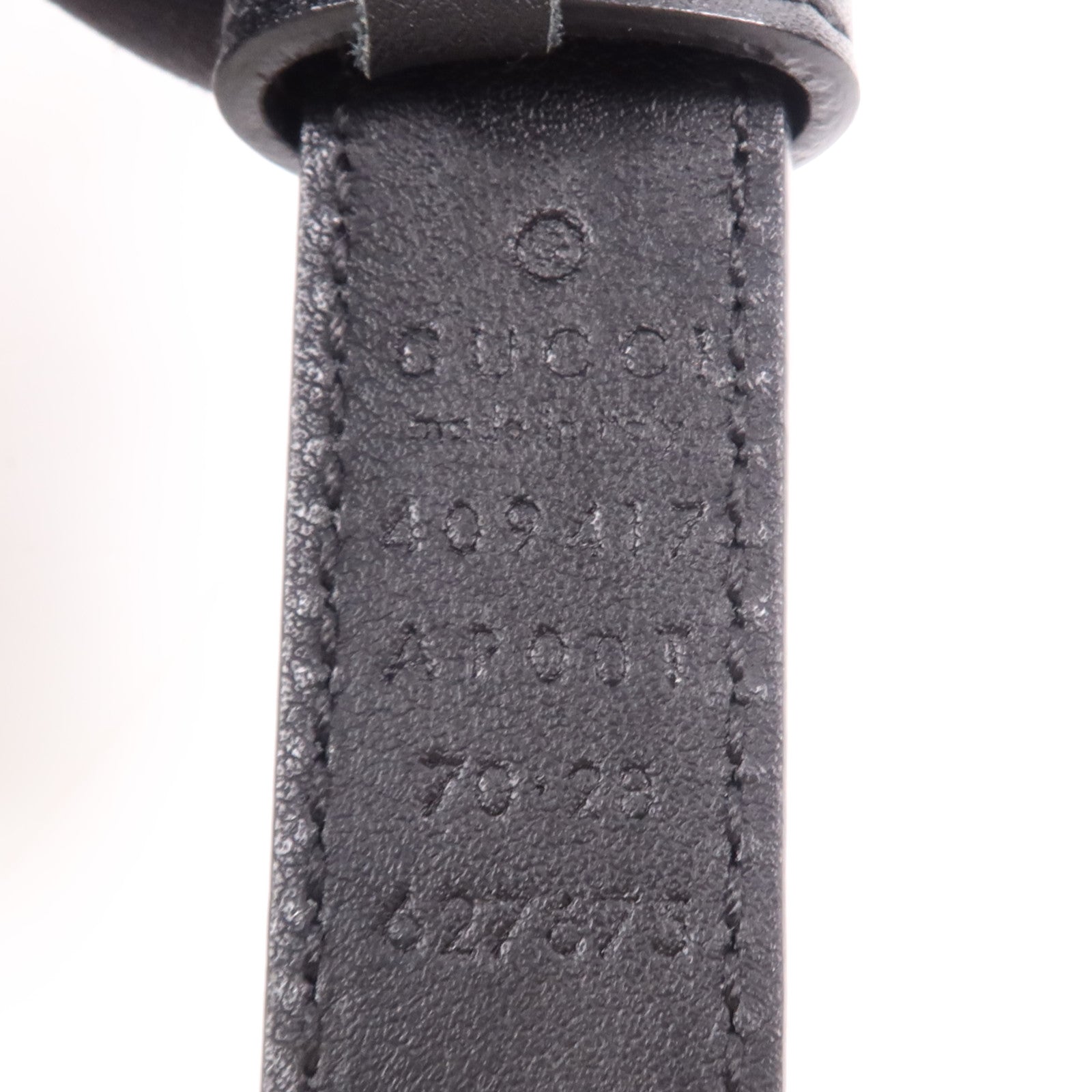 GUCCI 牛皮皮革Belt金扣皮帶