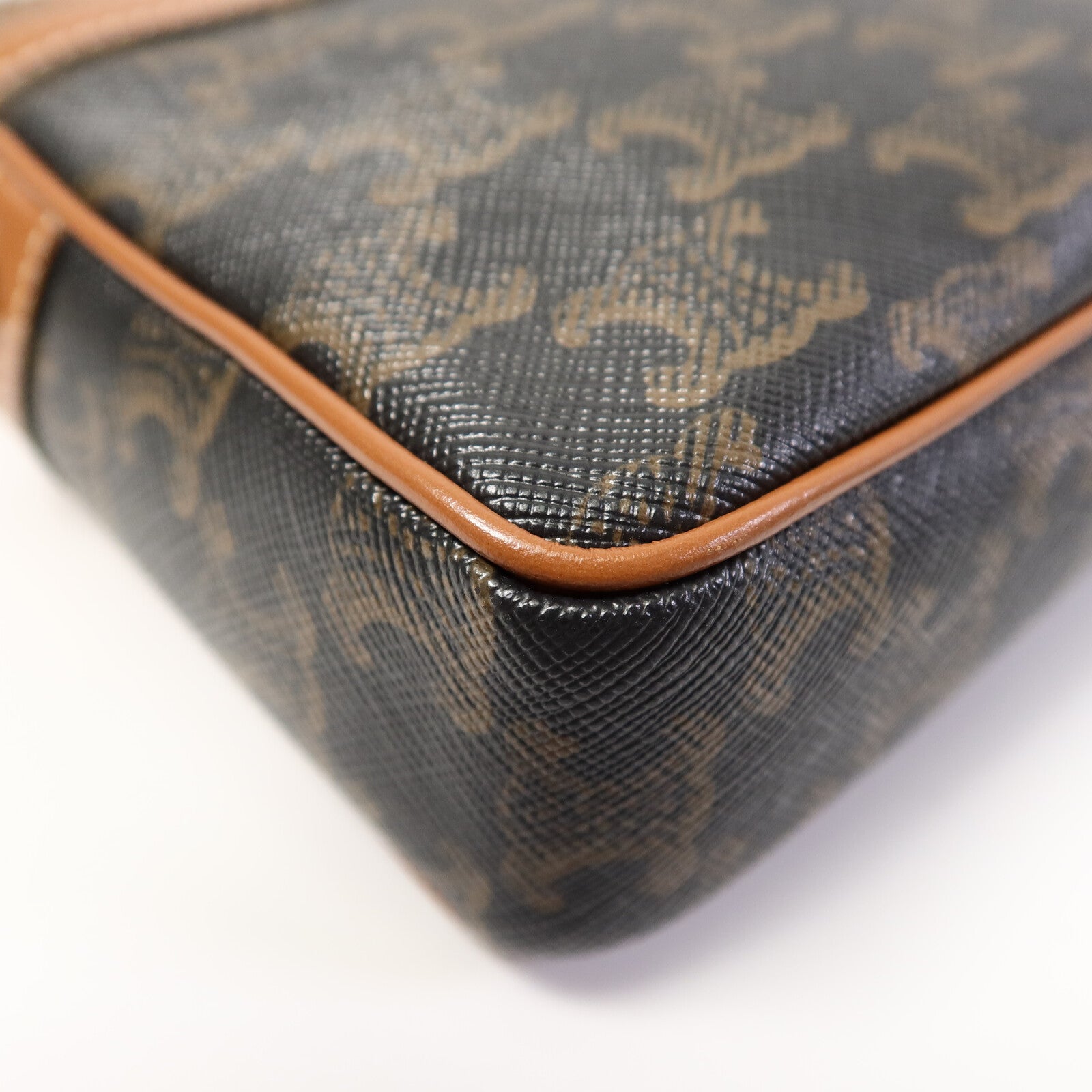 CELINE 塗層帆布Small Patapans鏈帶肩背袋