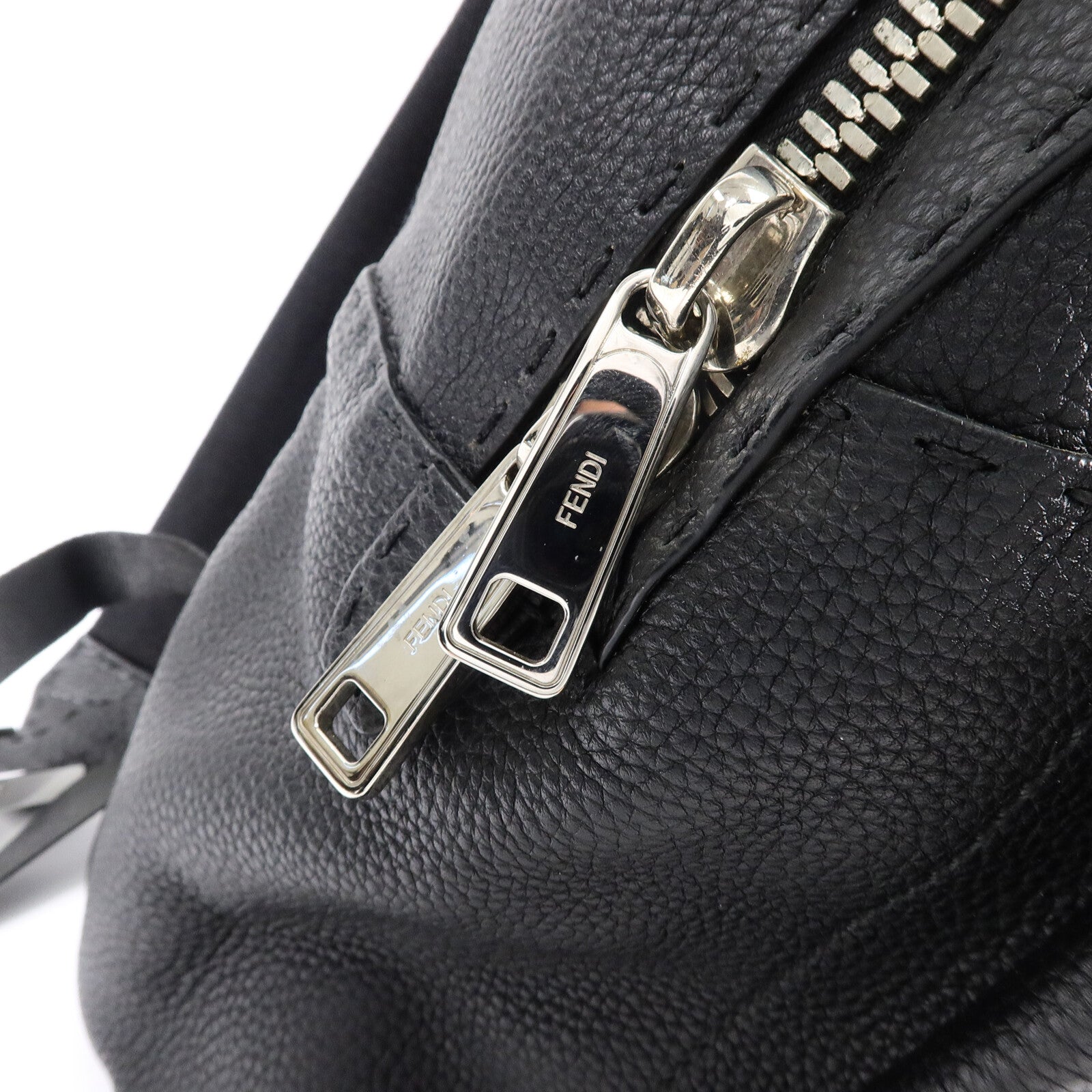FENDI 【激減優惠】牛皮皮革Backpack背包