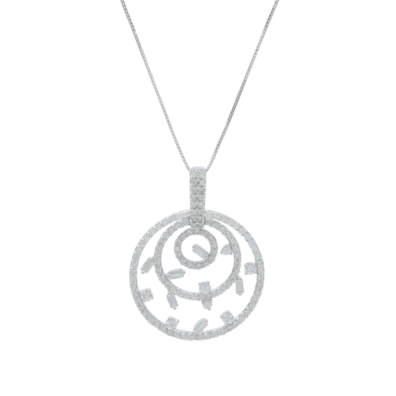 JEWELRY 18K白金Diamond Necklace鑽石項鍊