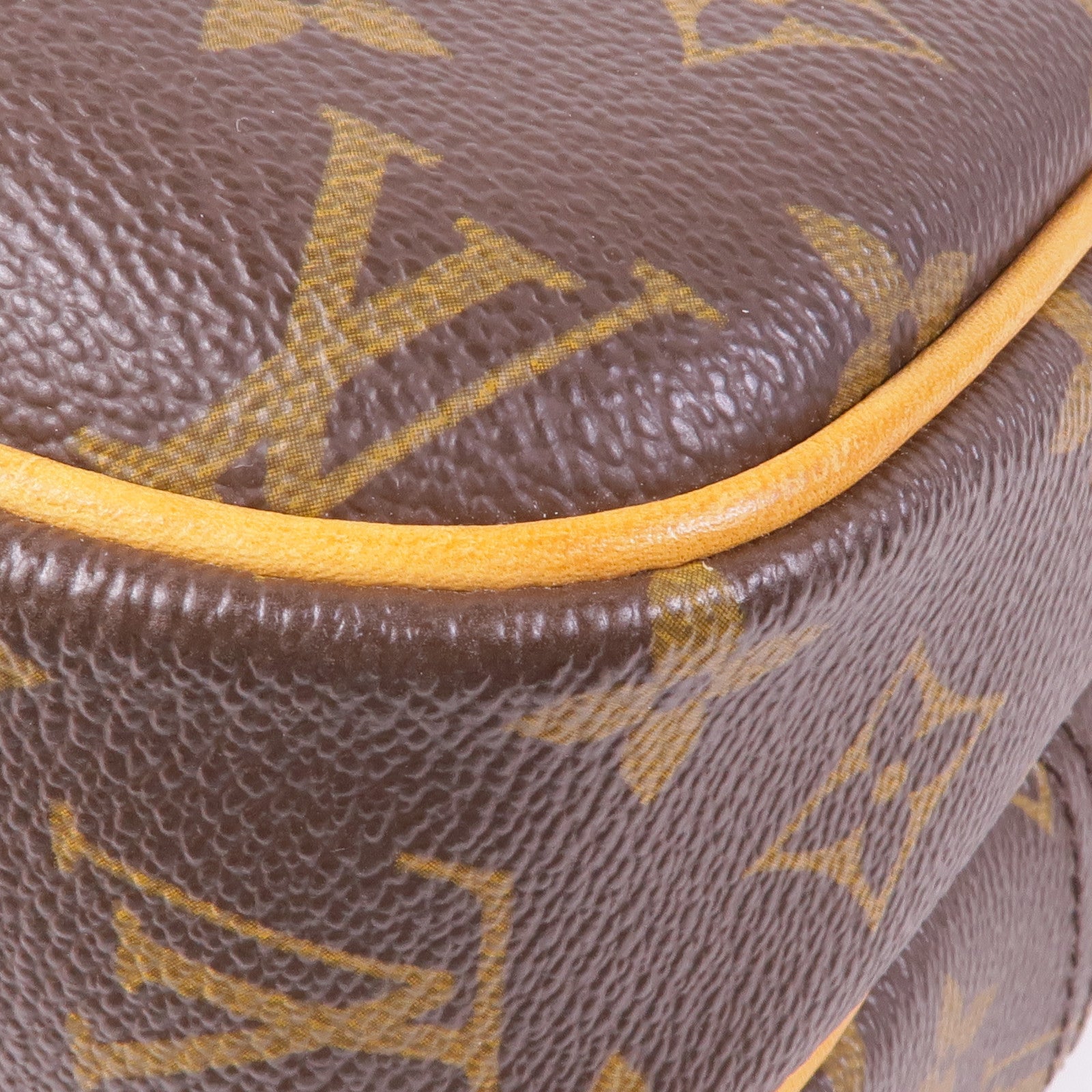 LOUIS VUITTON Monogram Reporter PM金扣肩背袋棕色