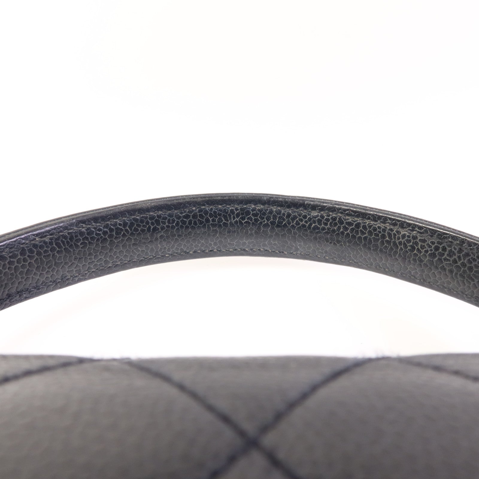 CHANEL 牛皮皮革Matelasse Bag銀扣手挽袋