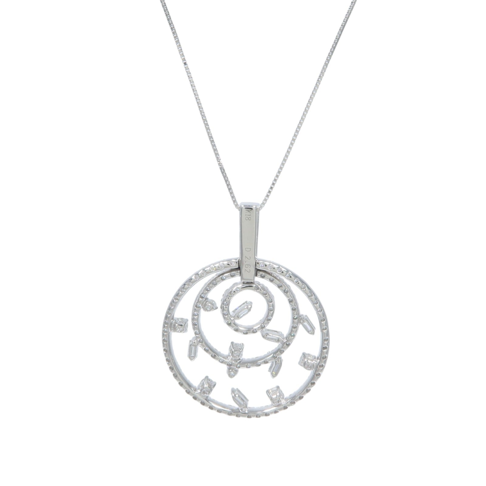 JEWELRY 18K白金Diamond Necklace鑽石項鍊