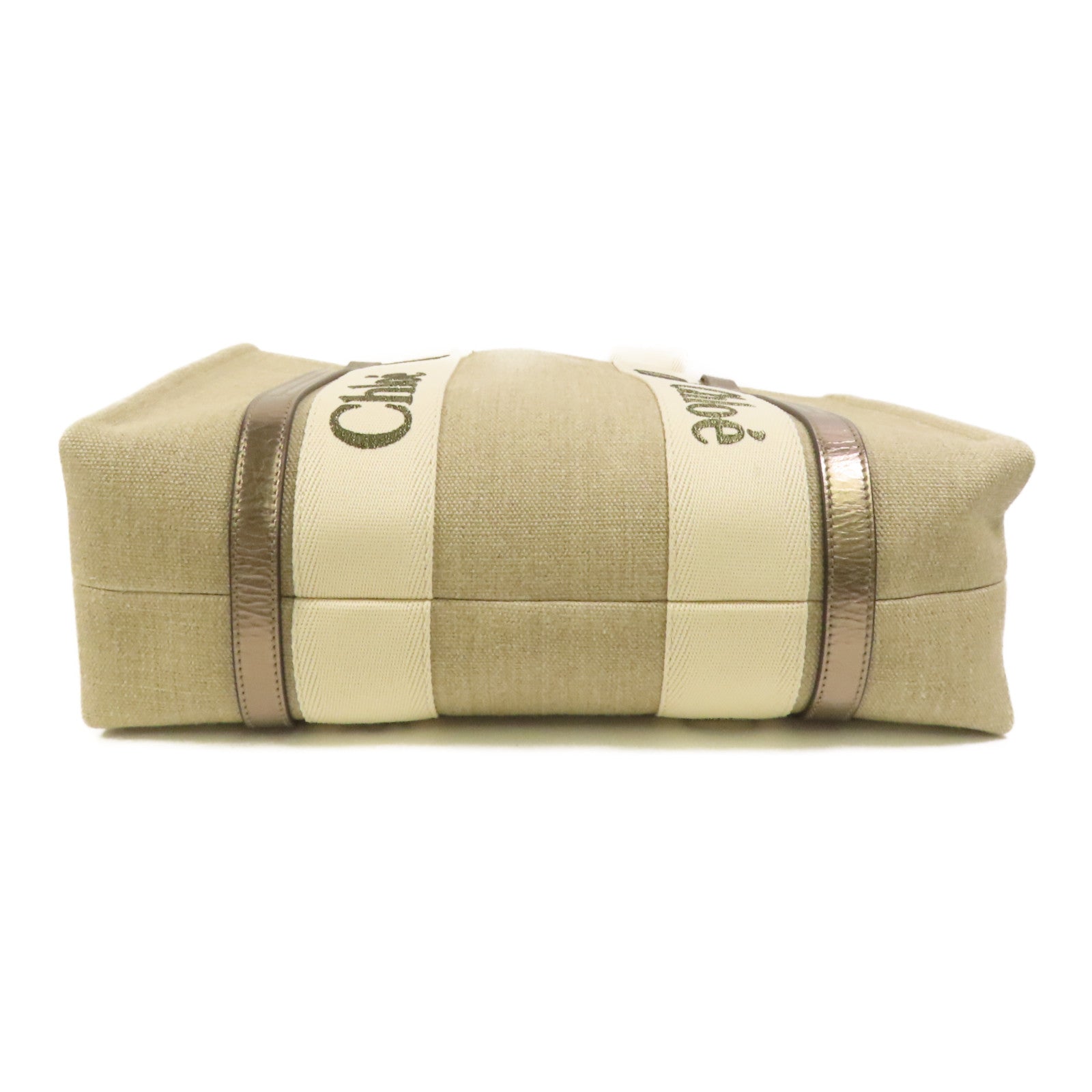 Chloe 帆布Woody Tote Medium肩背袋