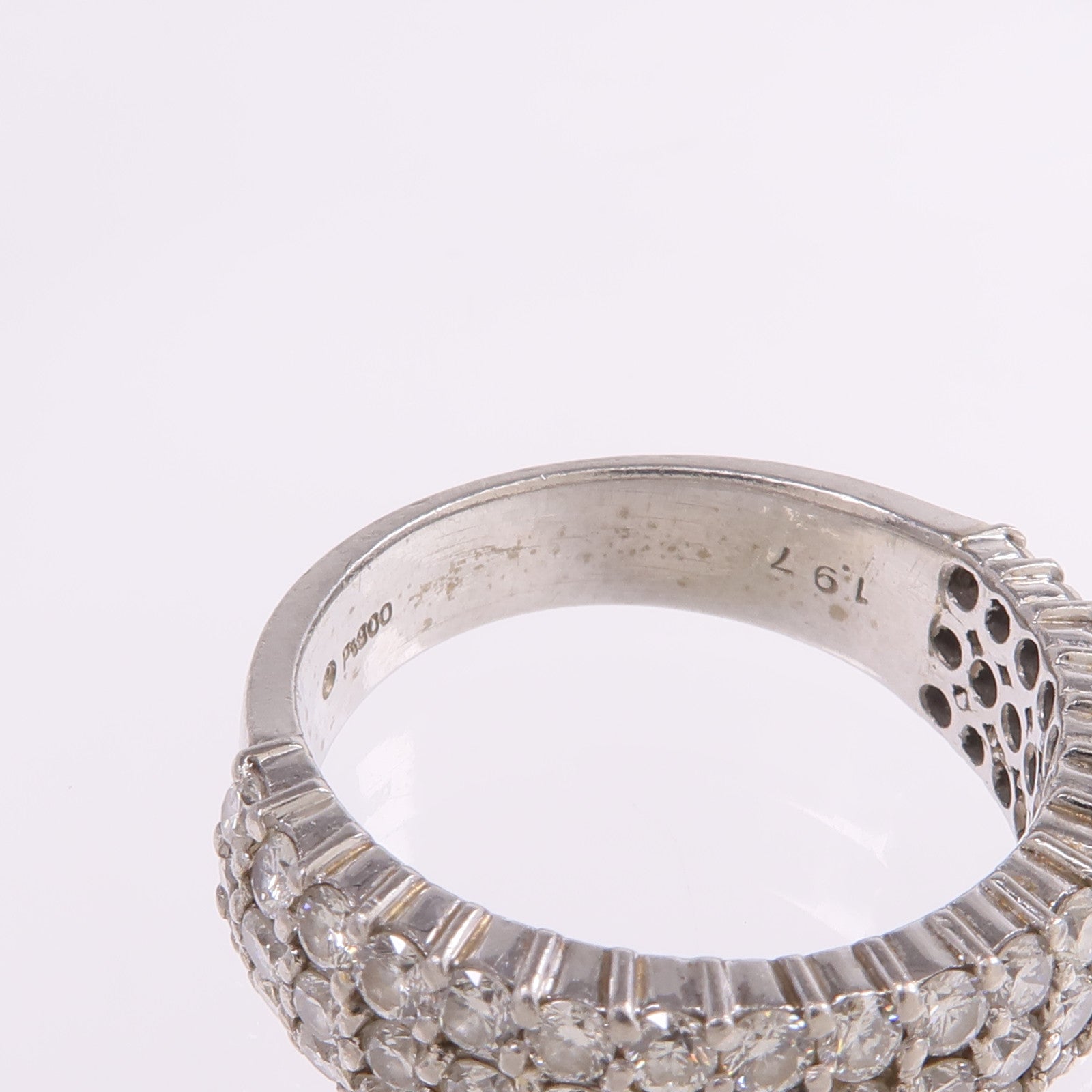 JEWELRY PT900鉑金Diamond Ring鑽石戒指US#9