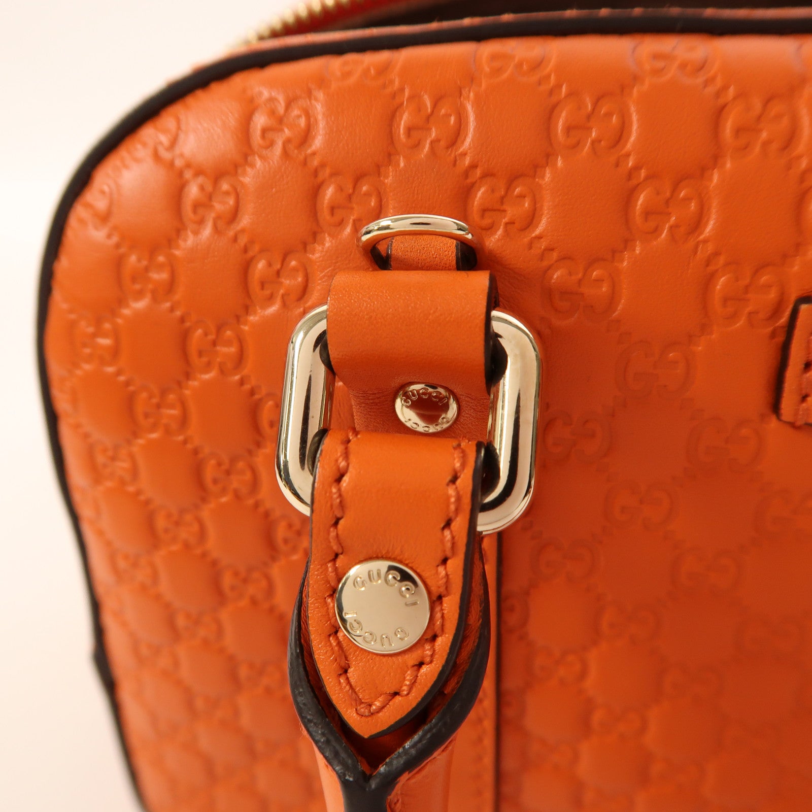 GUCCI 牛皮皮革Guccissima 2 Way Shoulder金扣手挽肩背兩用袋