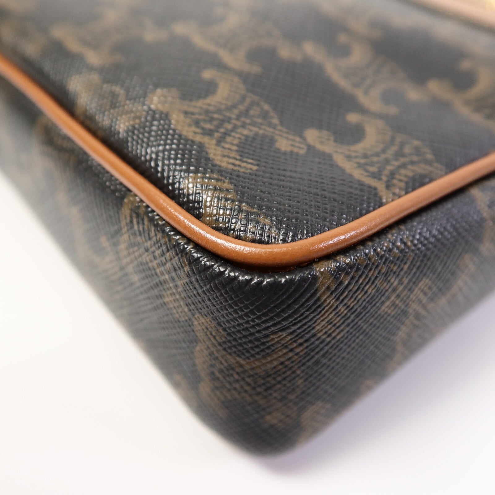 CELINE 塗層帆布Small Patapans鏈帶肩背袋