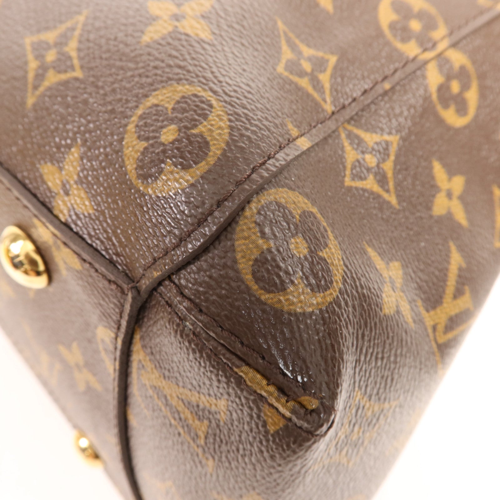 LOUIS VUITTON Monogram Montaigne GM金扣手挽肩背兩用袋