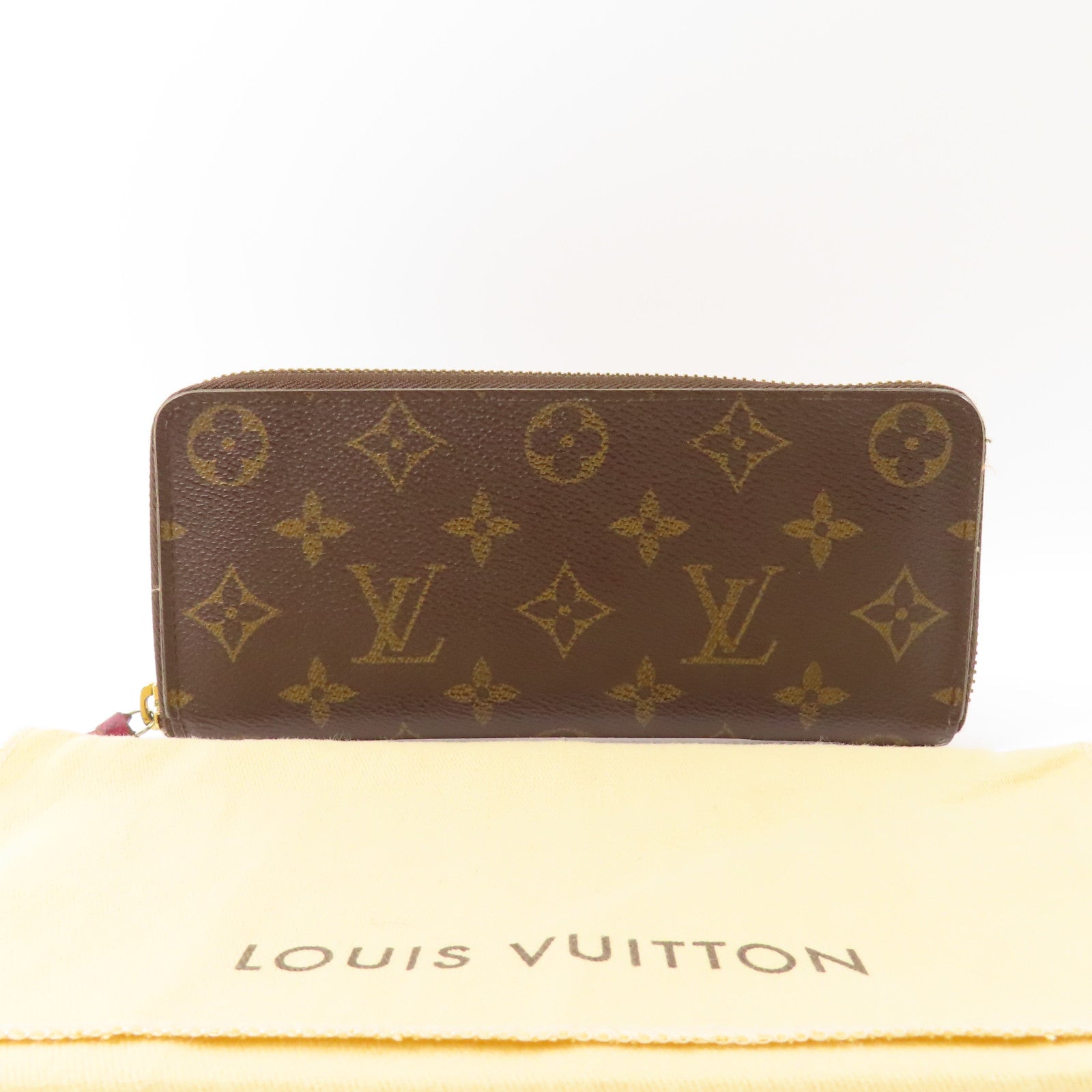 LOUIS VUITTON 【激減優惠】Monogram Clemence Wallet金扣長錢包