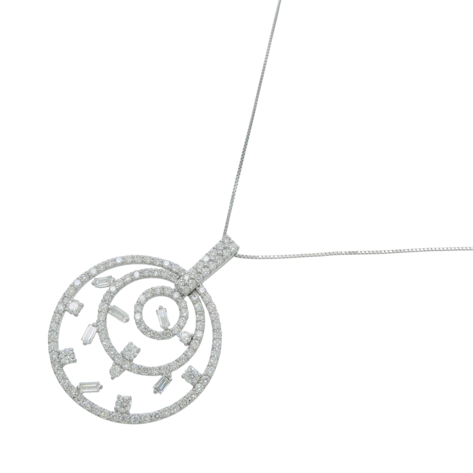 JEWELRY 18K白金Diamond Necklace鑽石項鍊