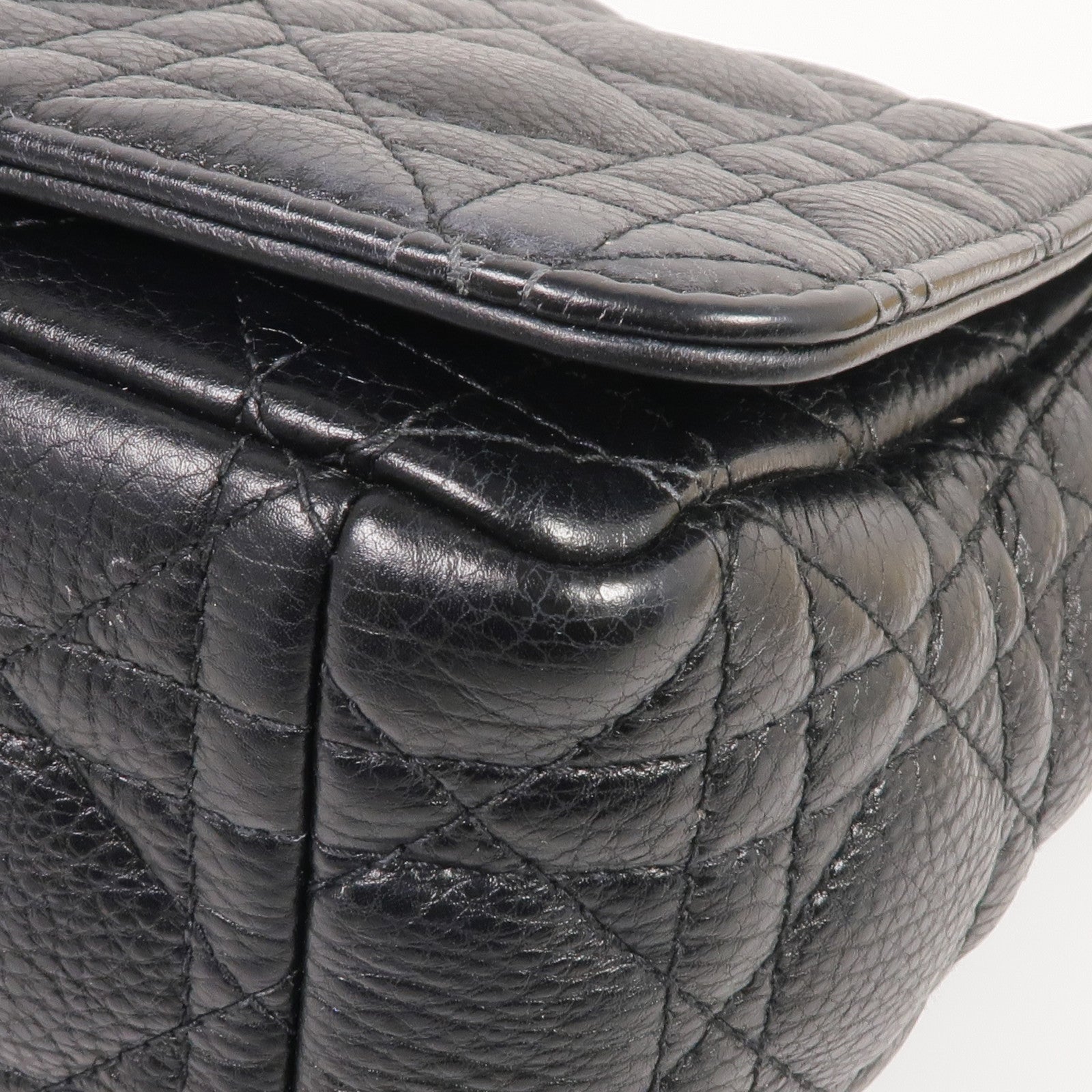 Dior 【激減優惠】牛皮皮革Care Bag Medium金扣鏈帶肩背袋