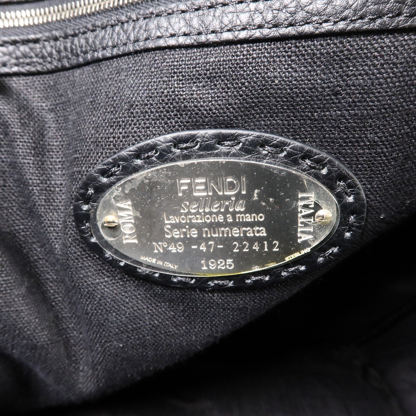 FENDI 【激減優惠】牛皮皮革Backpack背包