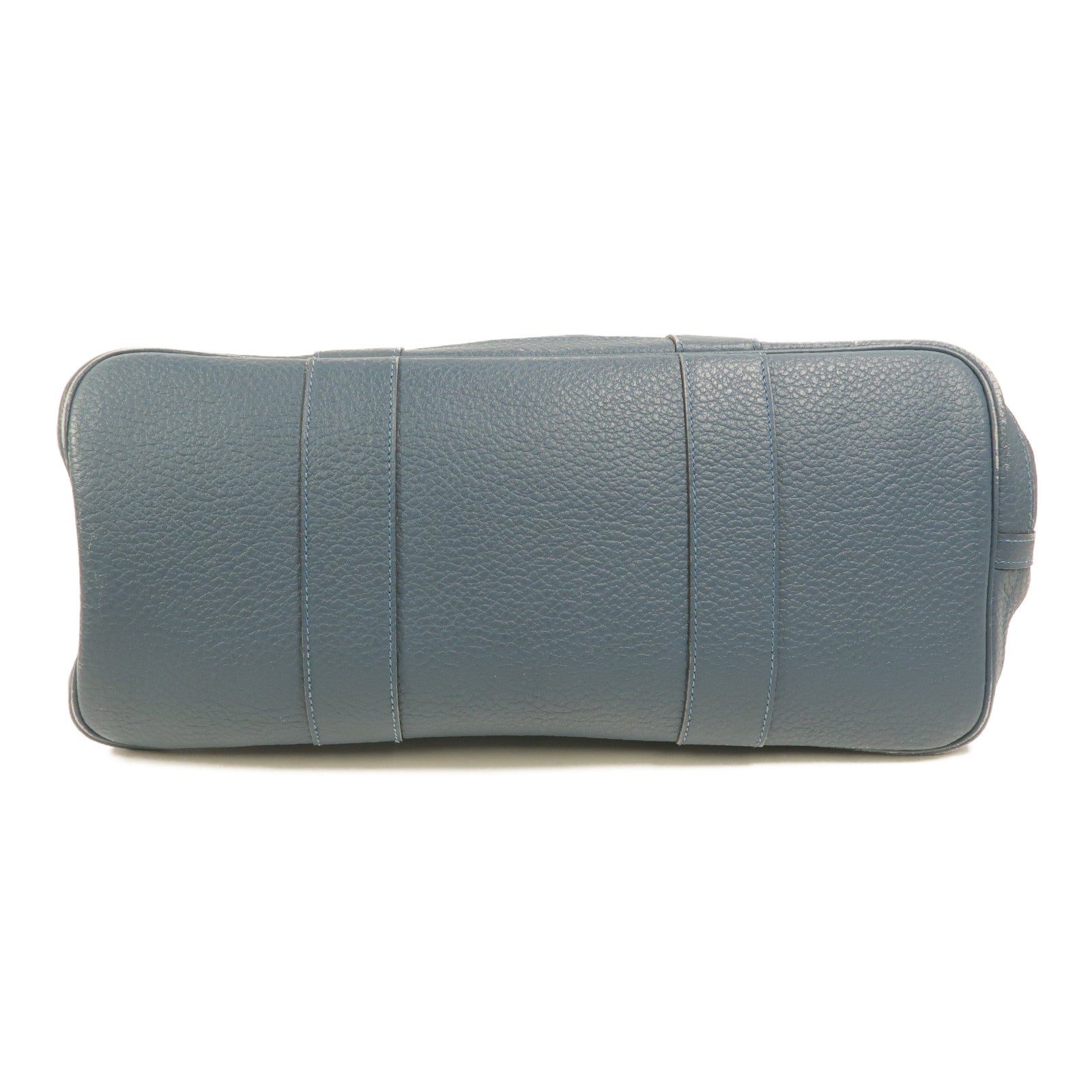 HERMES Garden Party PM手挽袋Blue Orage