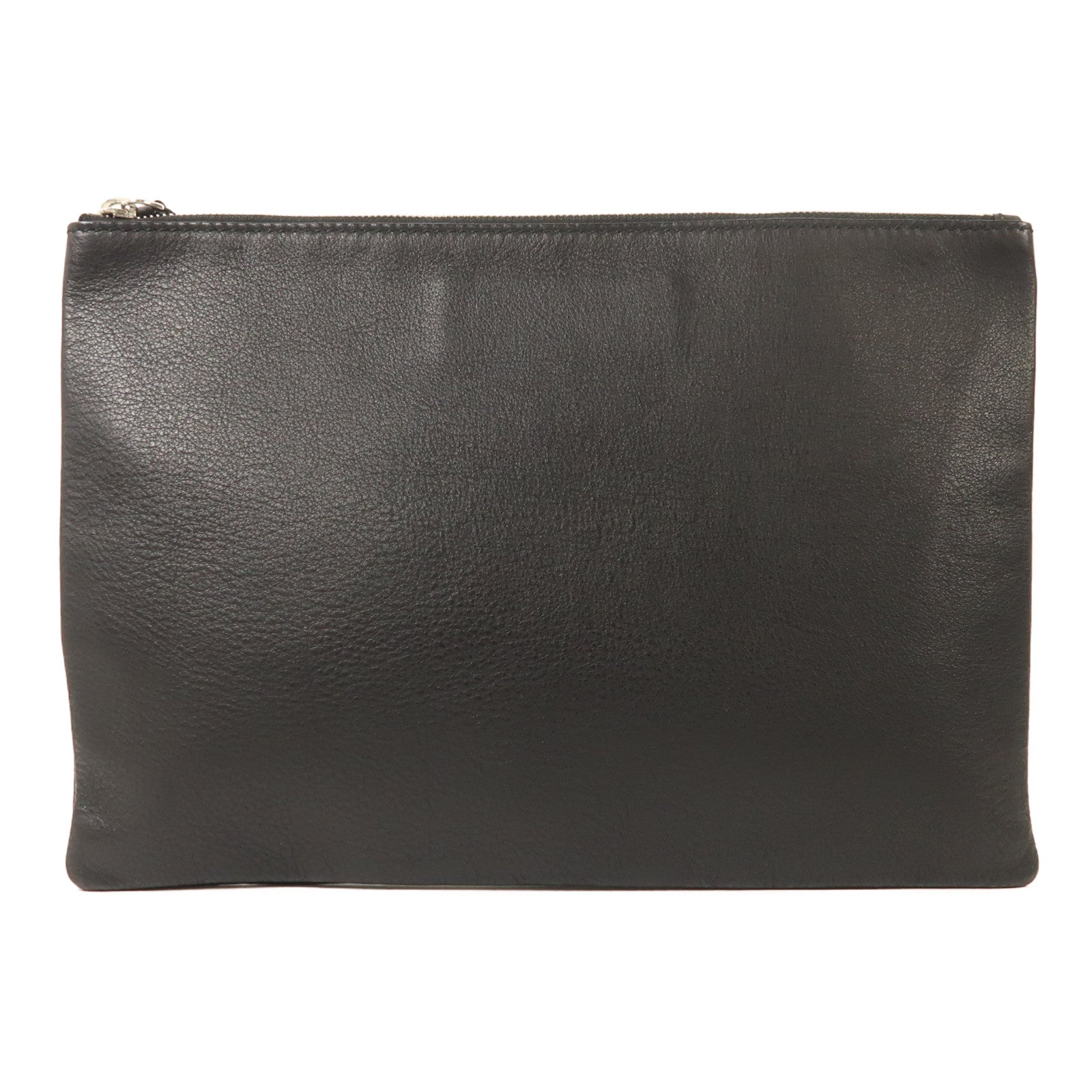 BALENCIAGA 牛皮皮革Clutch Bag銀扣手拿包