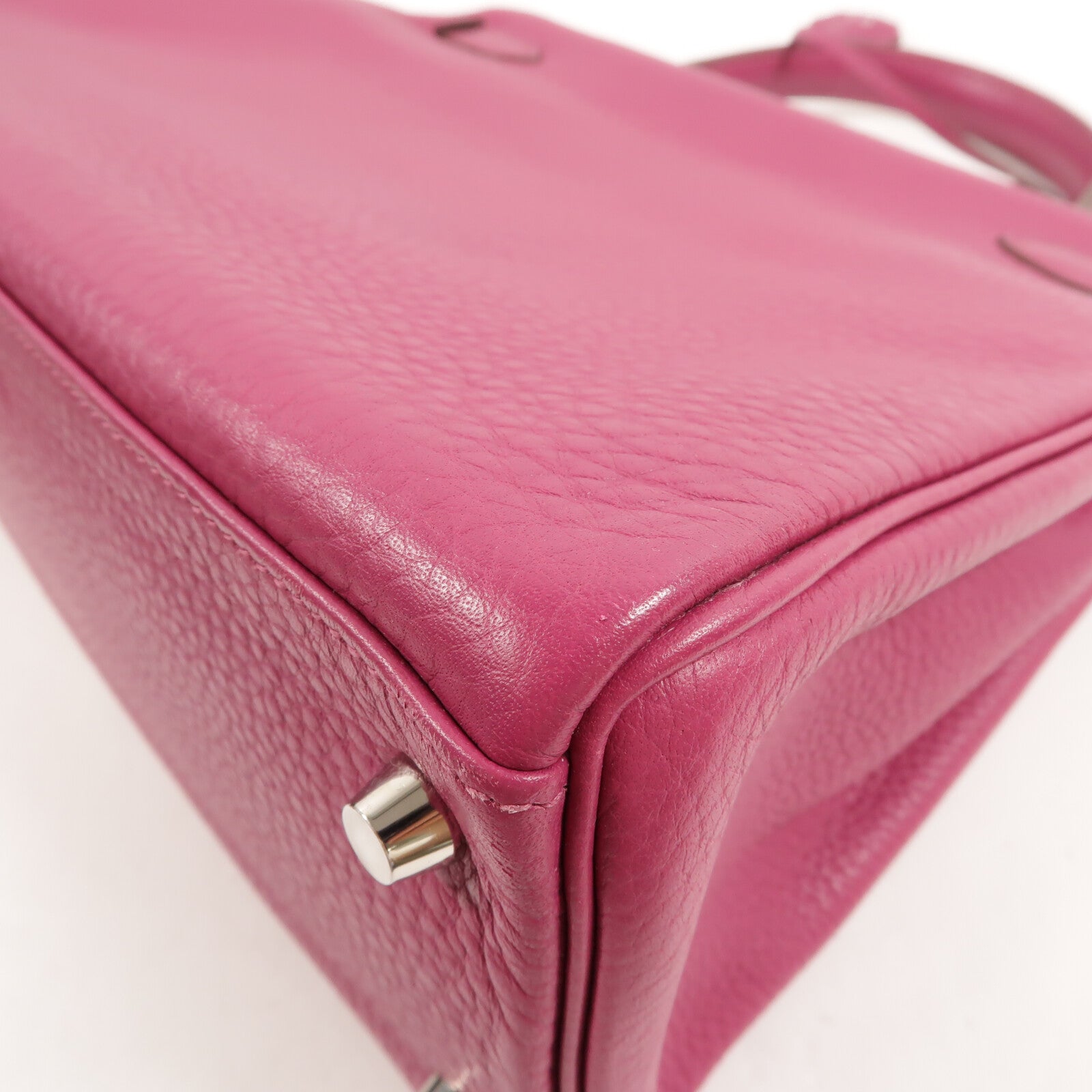 HERMES Clemence皮革Kelly 28手挽肩背兩用袋Tosca
