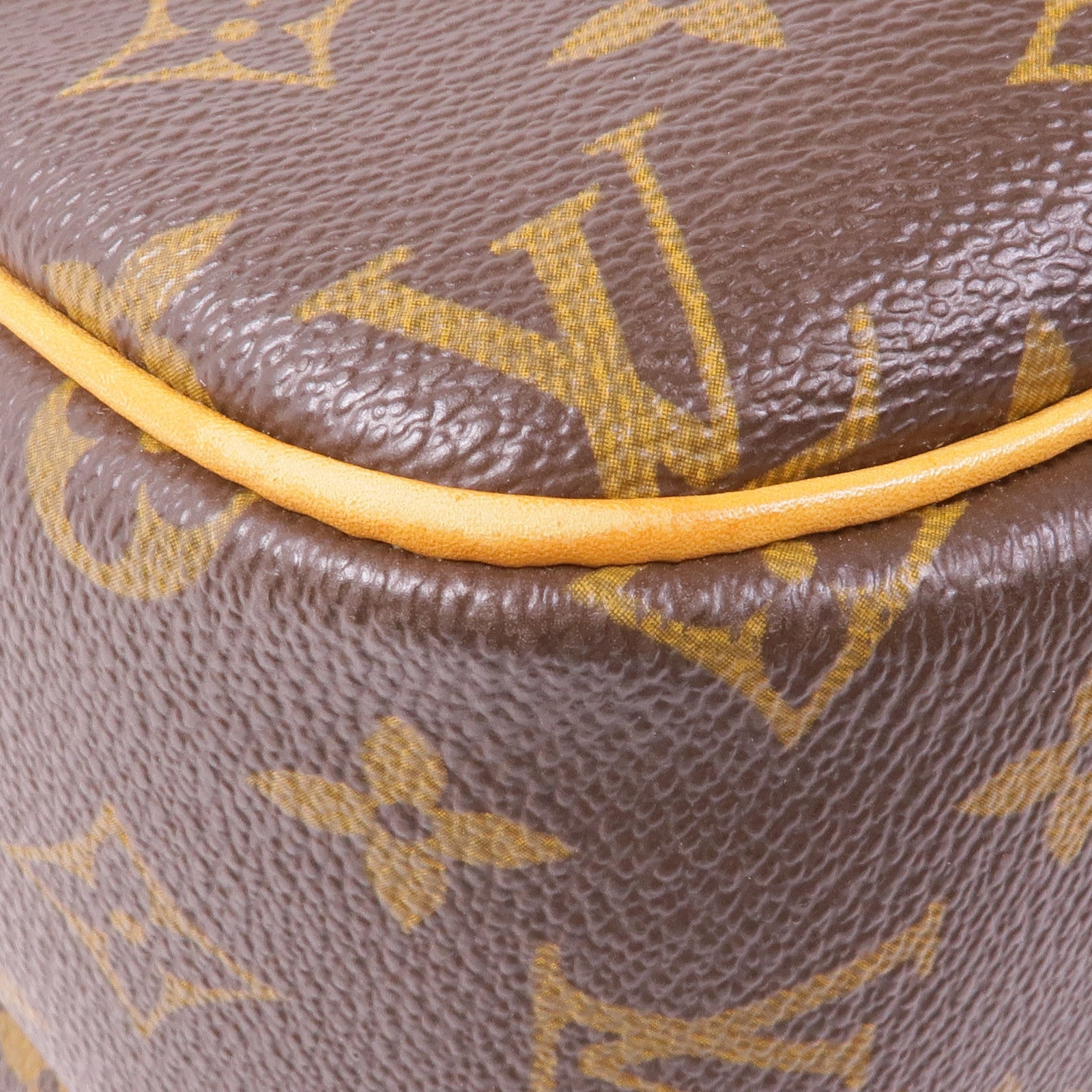 LOUIS VUITTON Monogram Reporter PM金扣肩背袋棕色