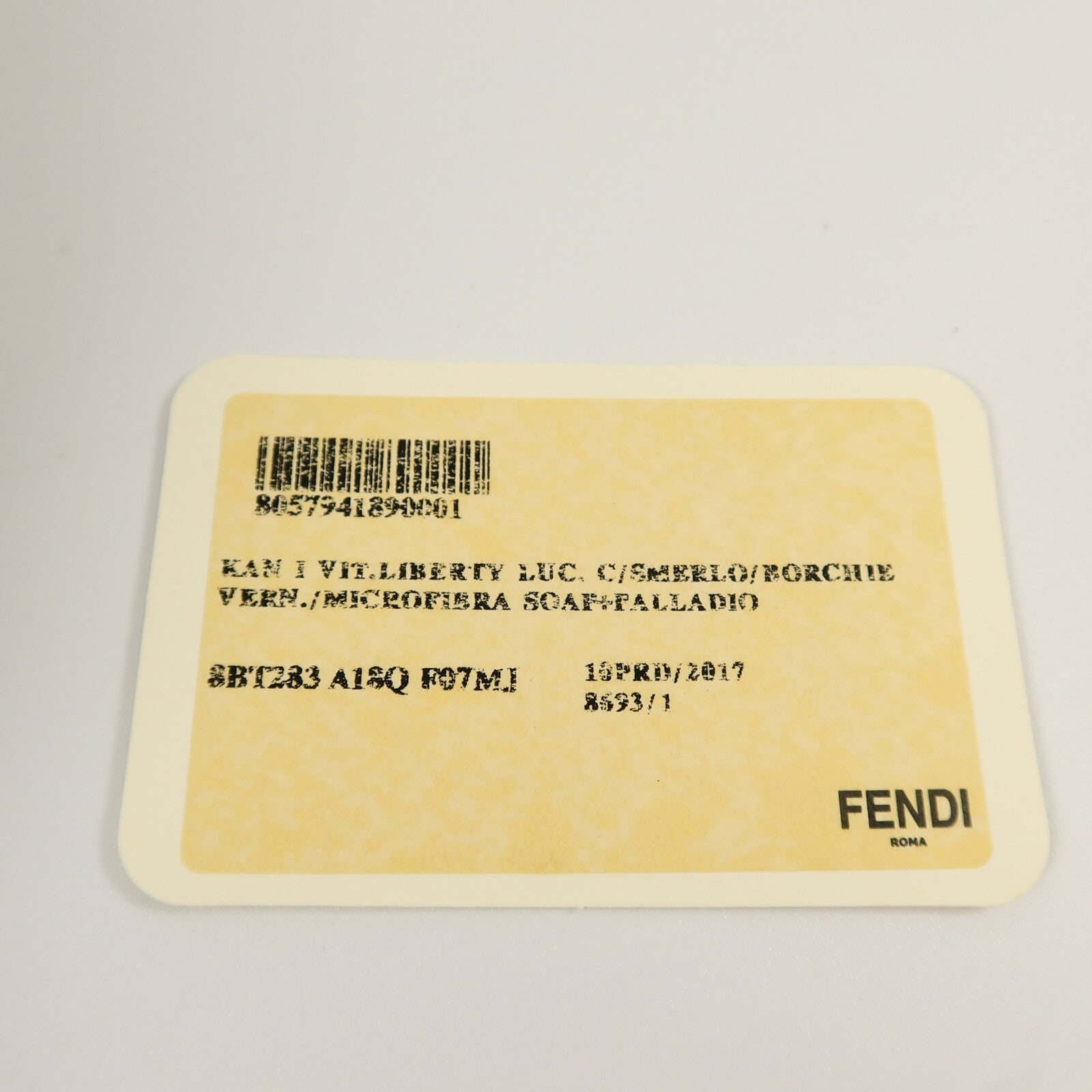 FENDI 牛皮皮革Kan I手挽肩背兩用袋