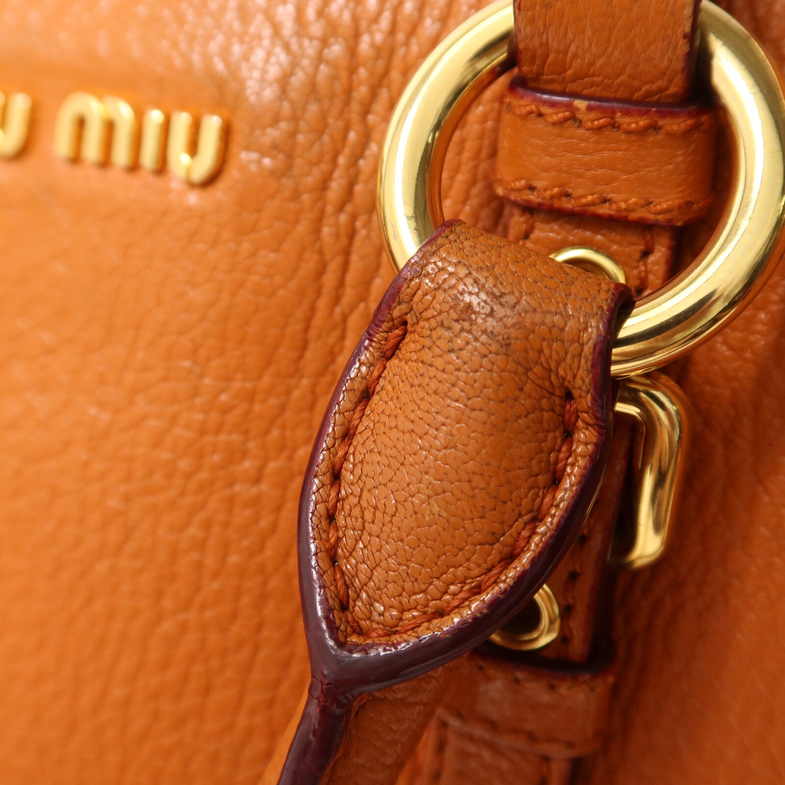 Miu Miu 牛皮皮革Shoulder Bag手挽肩背兩用袋