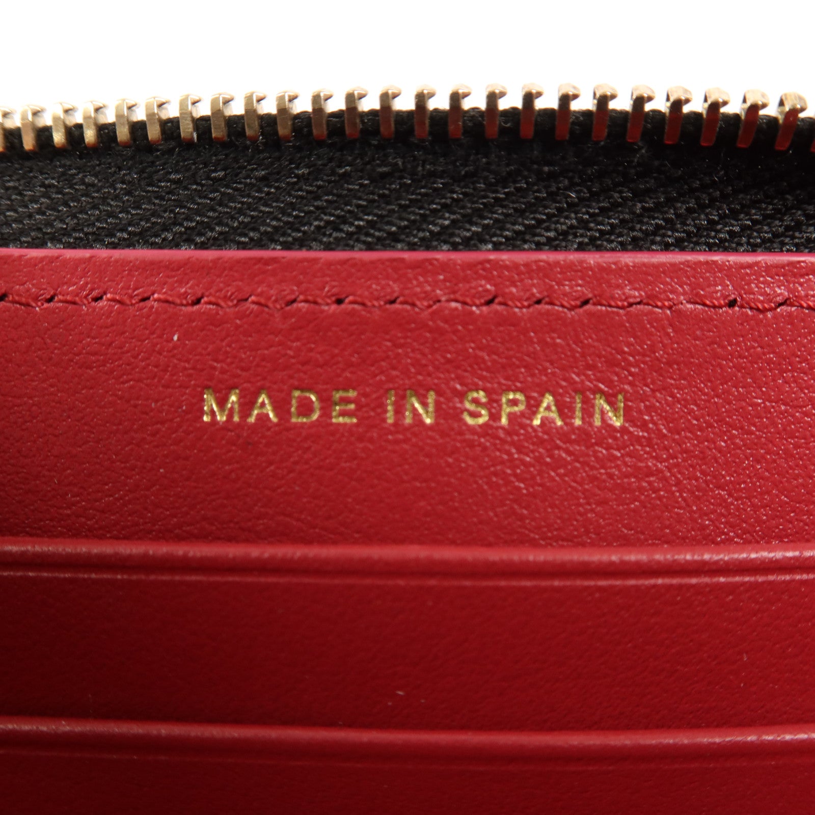 CHANEL 羊皮皮革Wallet金扣錢包