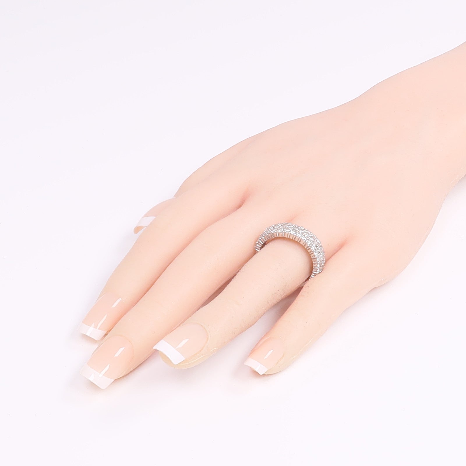 JEWELRY PT900鉑金Diamond Ring鑽石戒指US#9