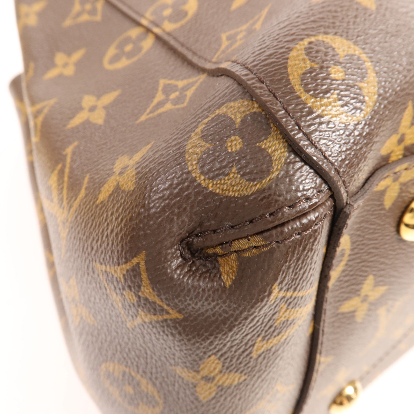 LOUIS VUITTON Monogram Montaigne GM金扣手挽肩背兩用袋