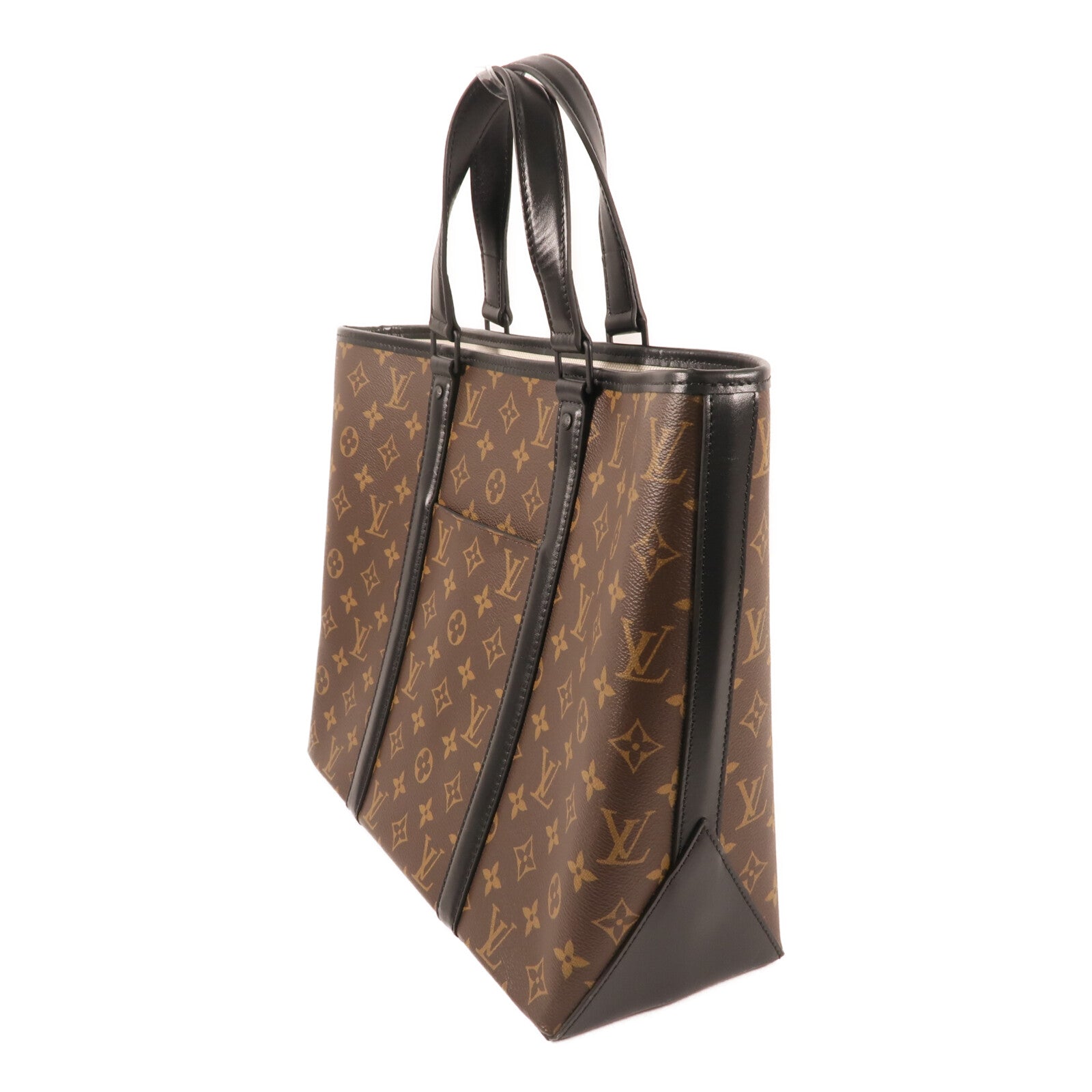 LOUIS VUITTON Monogram Macassar Weekend Tote手挽肩背兩用袋