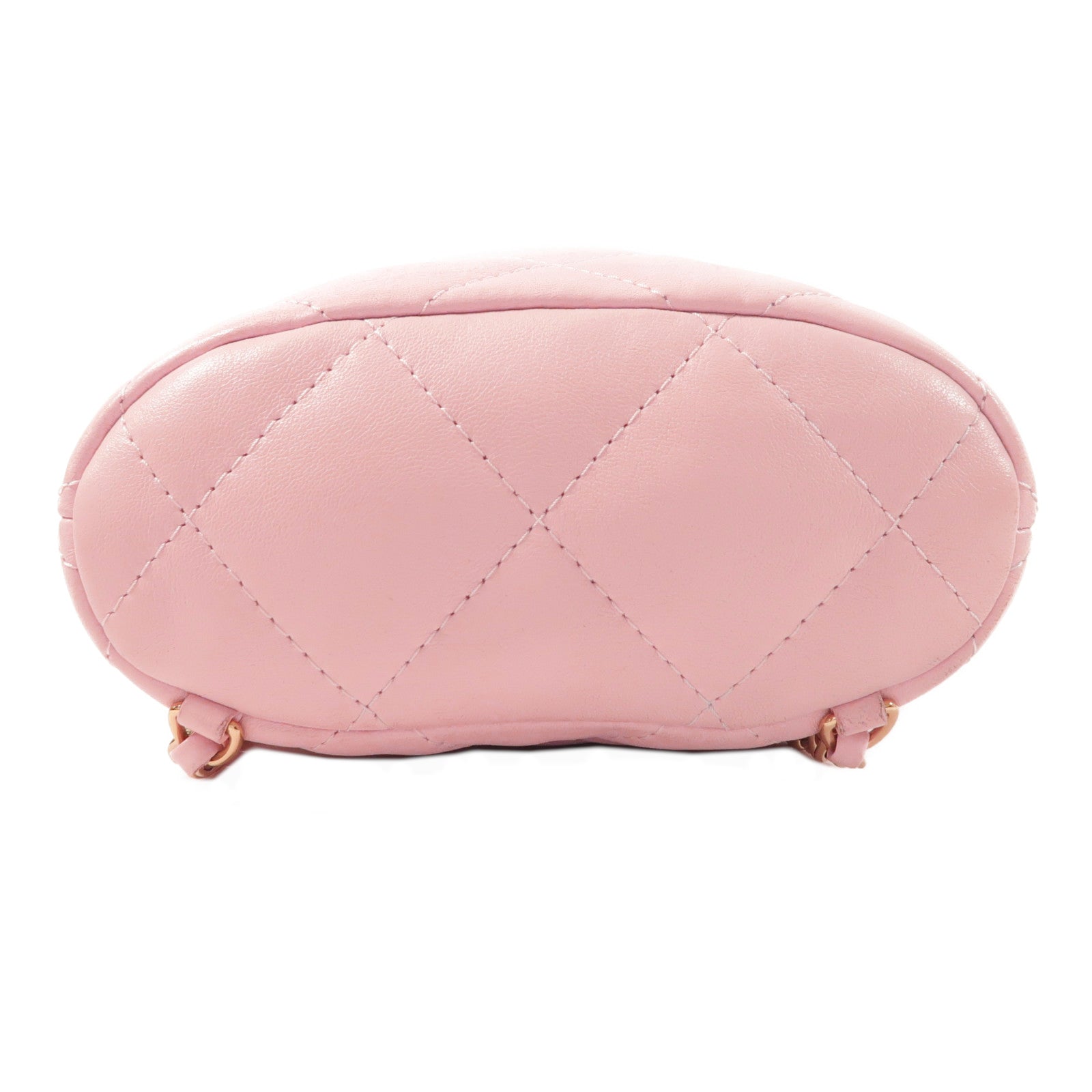 CHANEL 羊皮皮革Backpack金扣背包