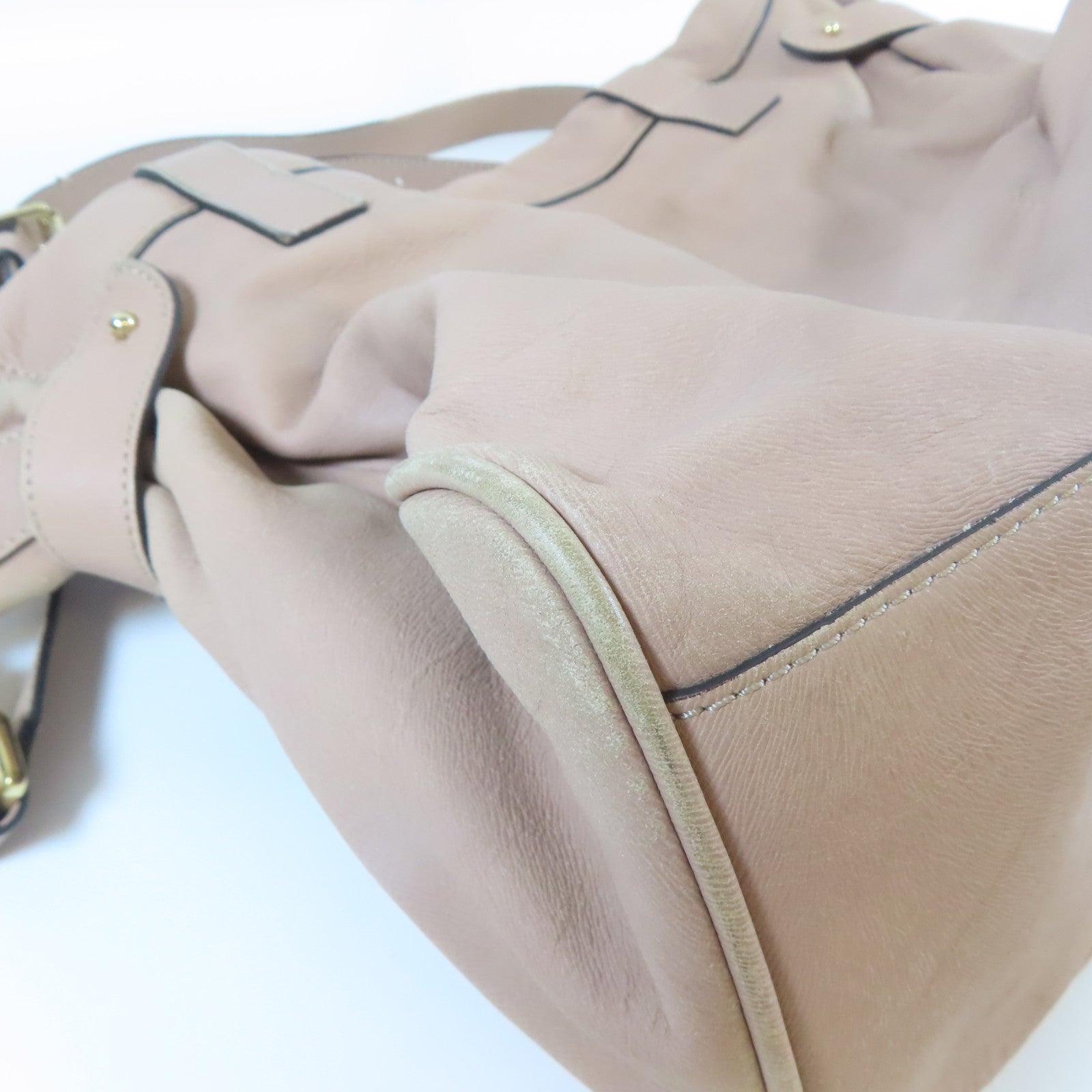 MULBERRY 牛皮皮革2 Way Shoulder Bag金扣手挽肩背兩用袋粉紅色