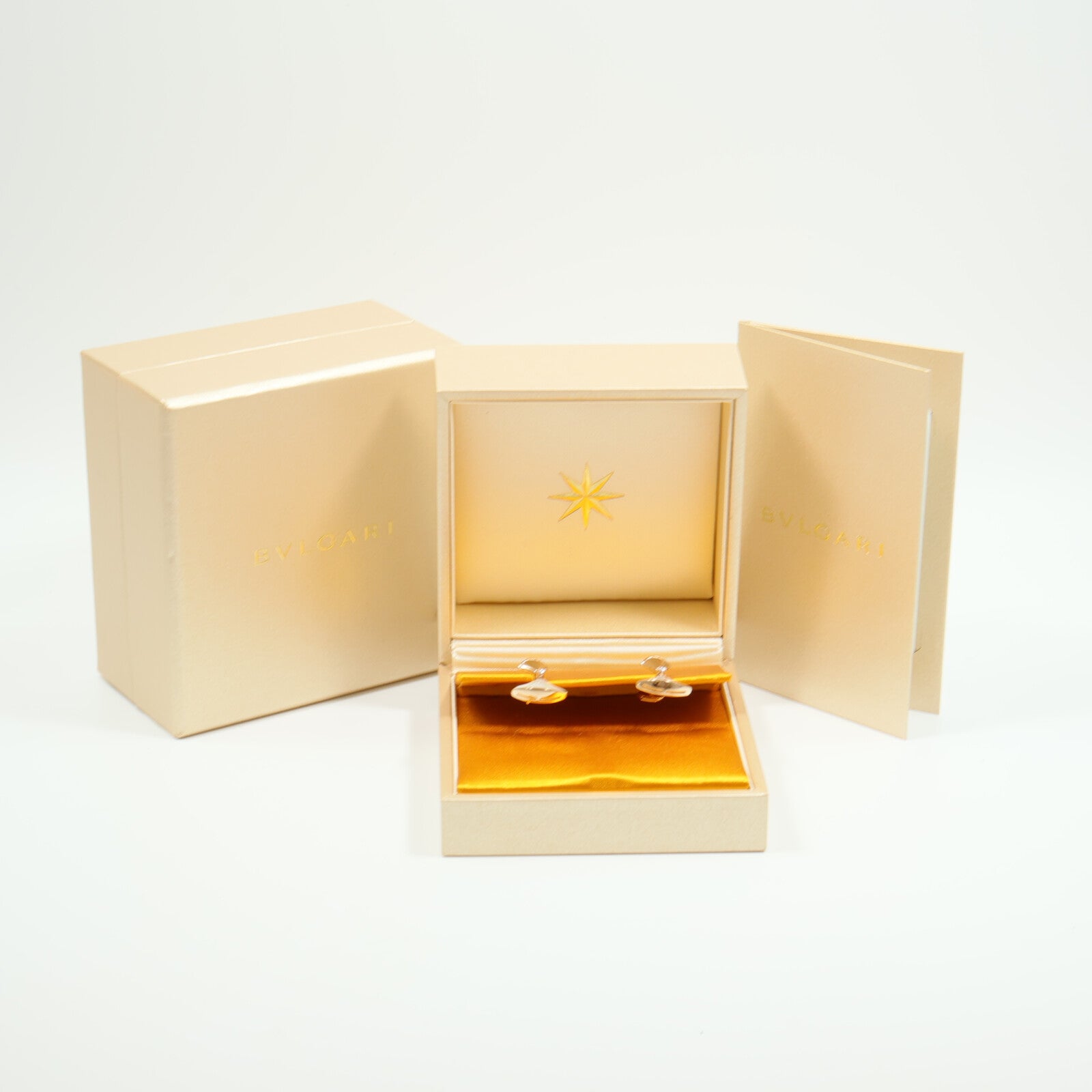 BVLGARI 18K玫瑰金Divas' Dream Earrings珍珠母貝耳環
