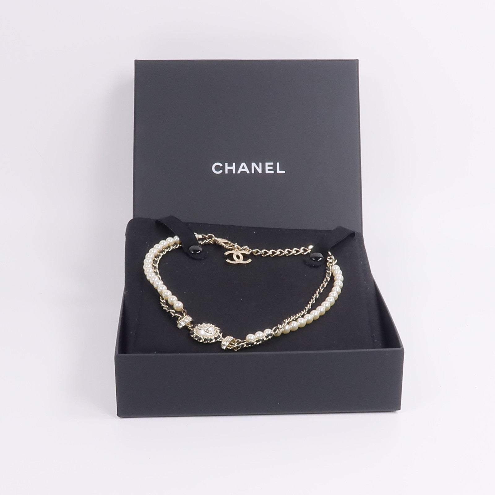 CHANEL PVC/金屬Necklace項鍊