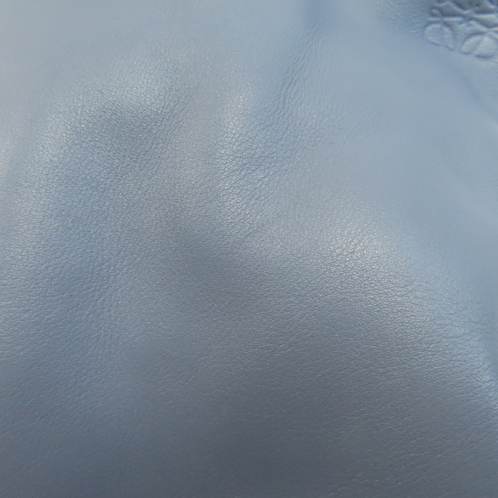LOEWE 牛皮皮革Flamenco金扣肩背袋藍色