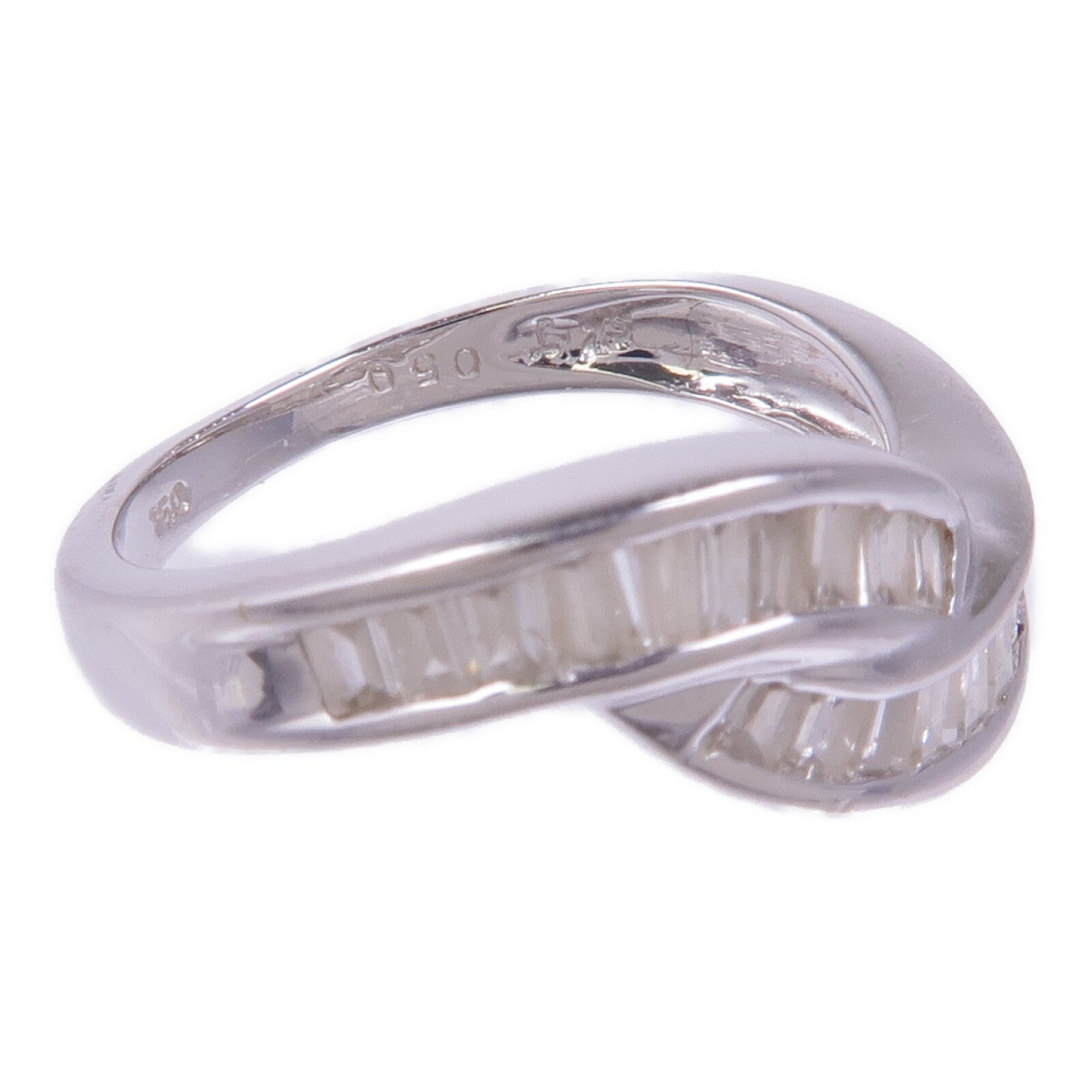 JEWELRY 【激減優惠】18K白金Diamond Ring鑽石戒指US#4.25