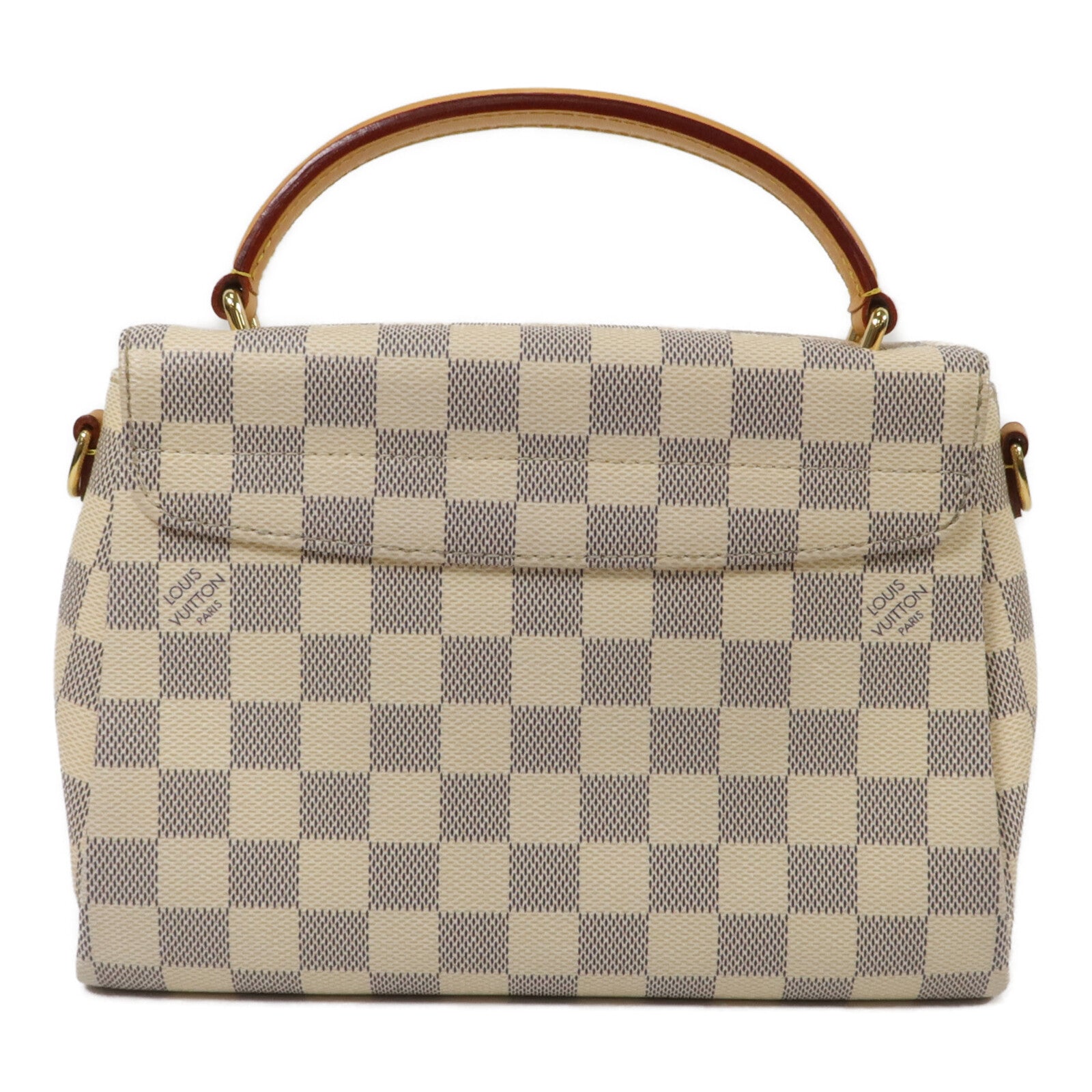 LOUIS VUITTON Damier Croisette手挽肩背兩用袋