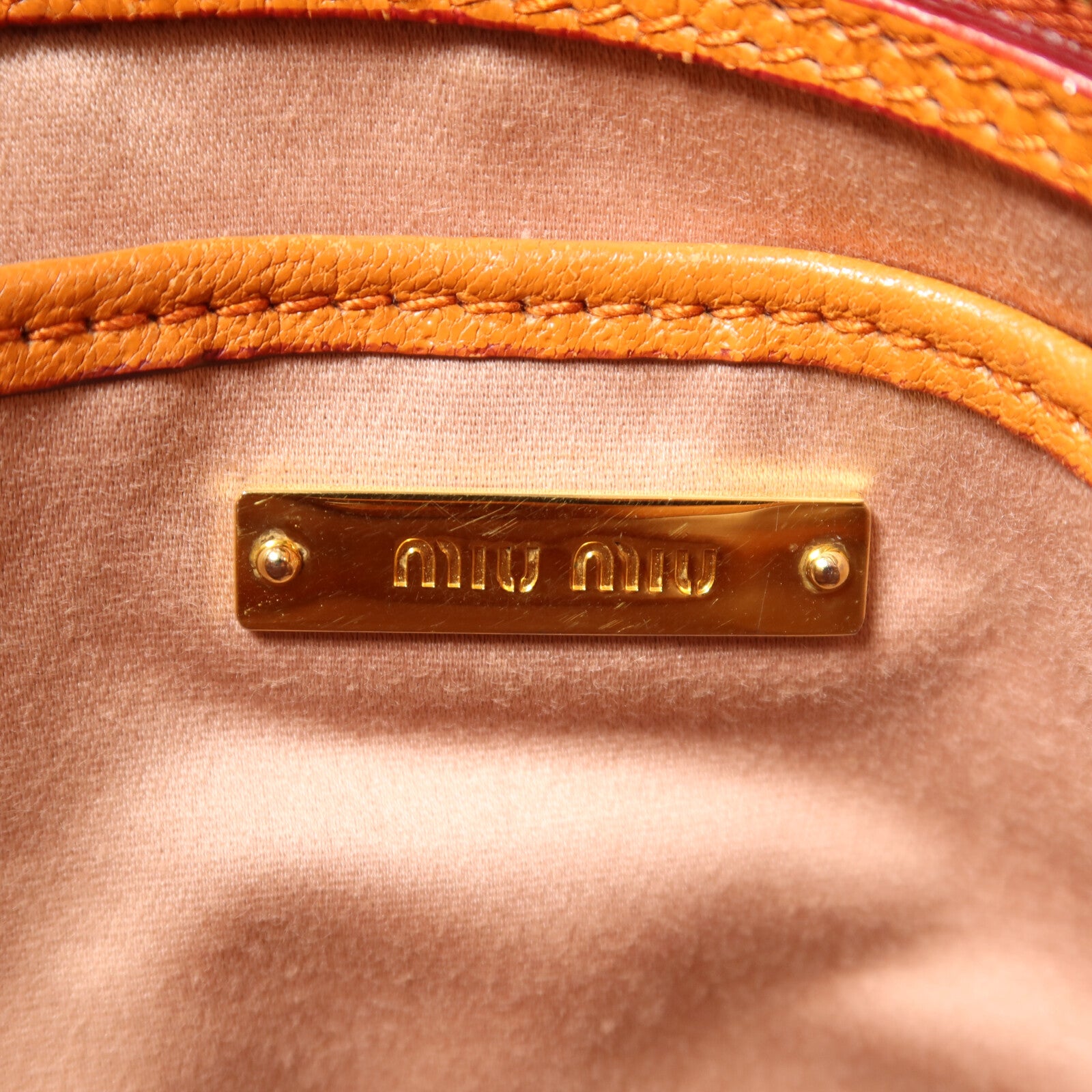 Miu Miu 牛皮皮革Shoulder Bag手挽肩背兩用袋