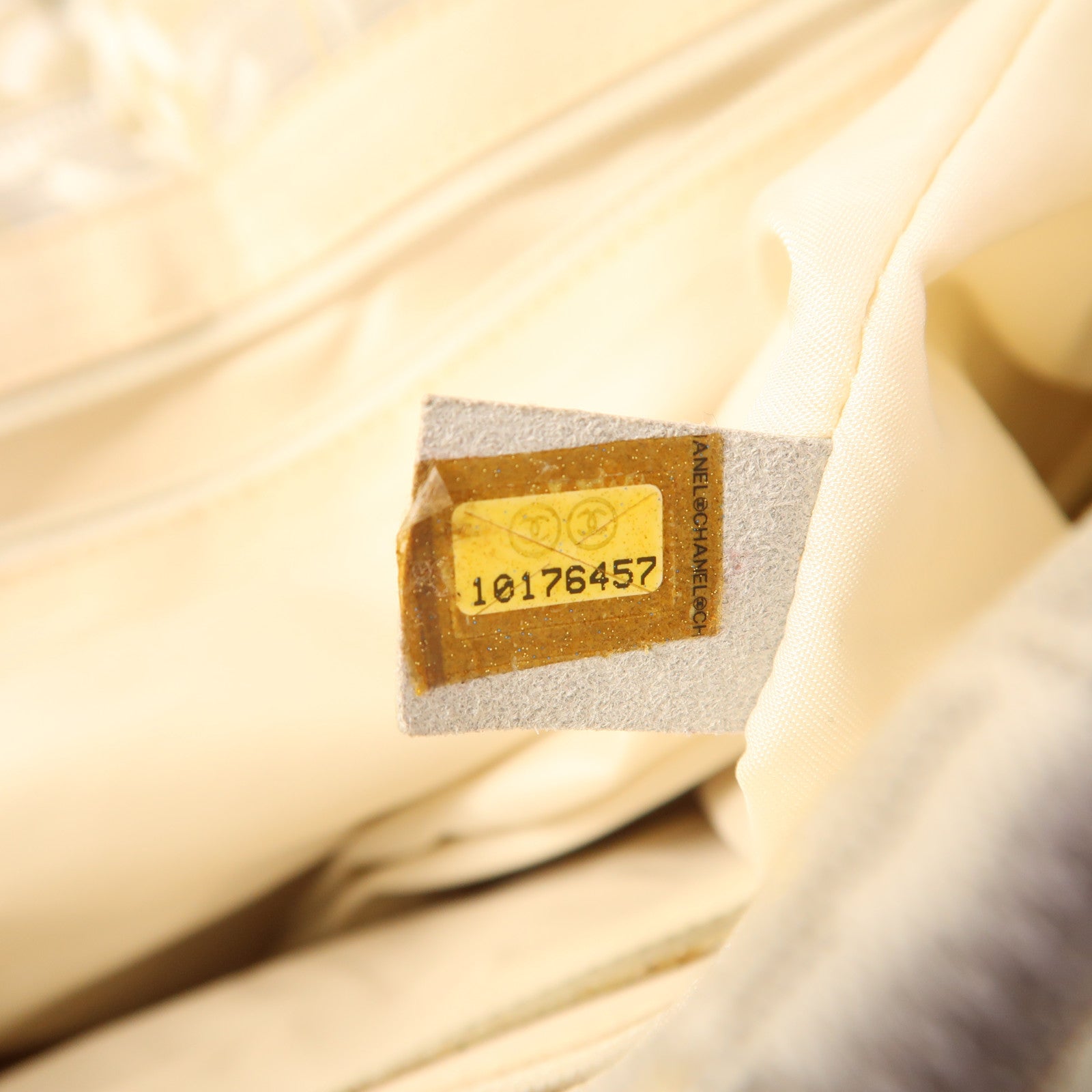 CHANEL 帆布Tote Bag銀扣肩背袋