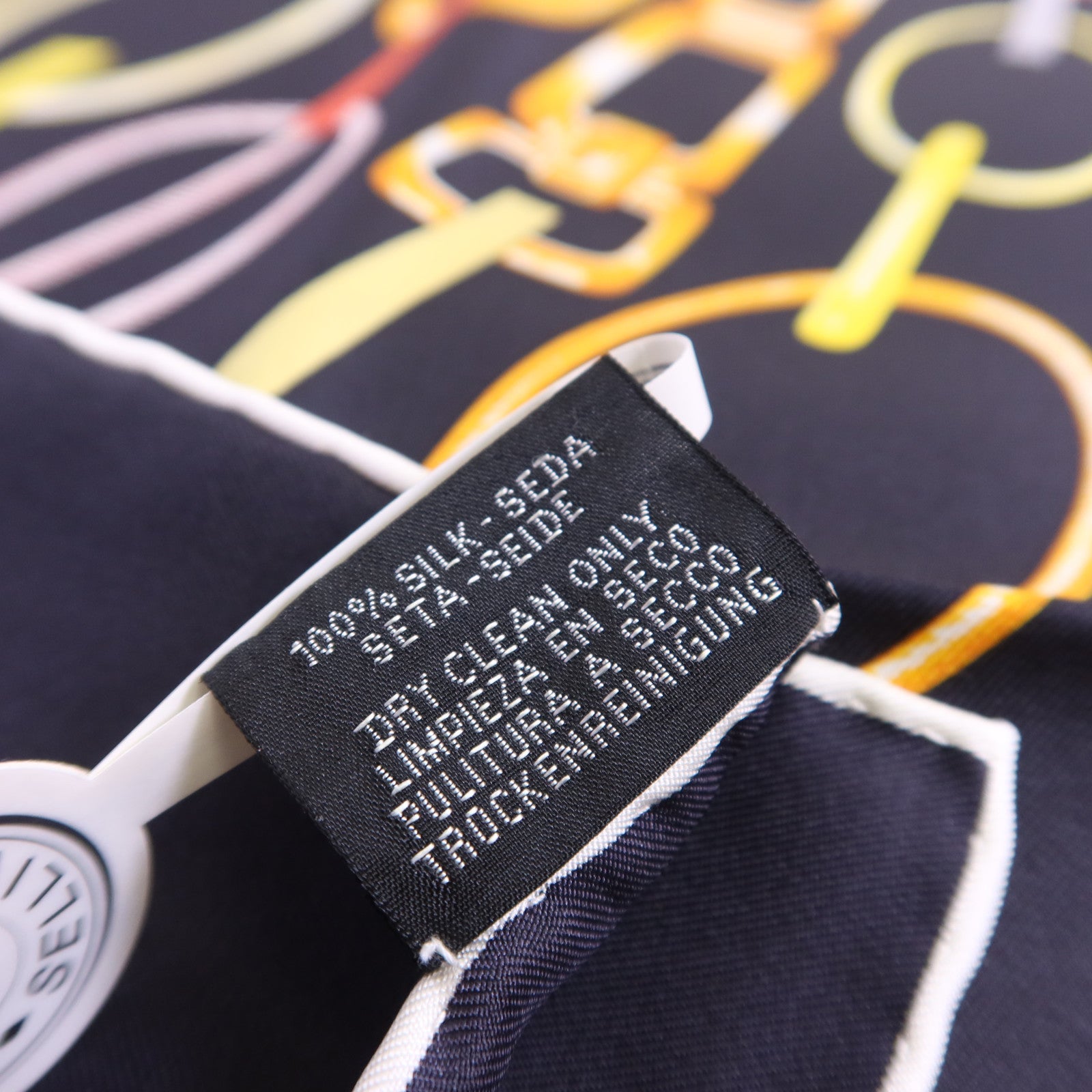 HERMES 絲質Do Re Boucles Scarf 90x90絲巾