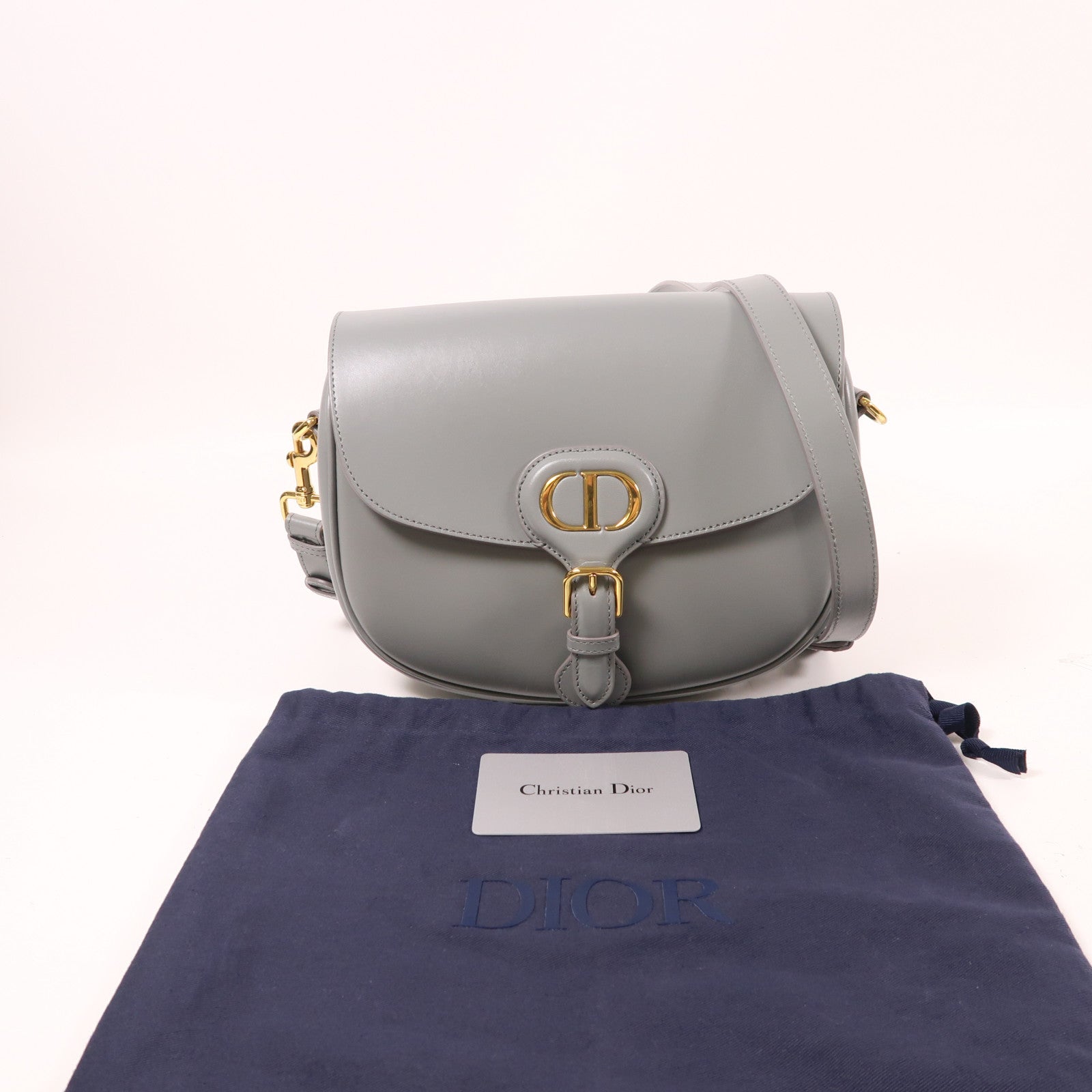 Dior 牛皮皮革Bobby Bag金扣肩背袋