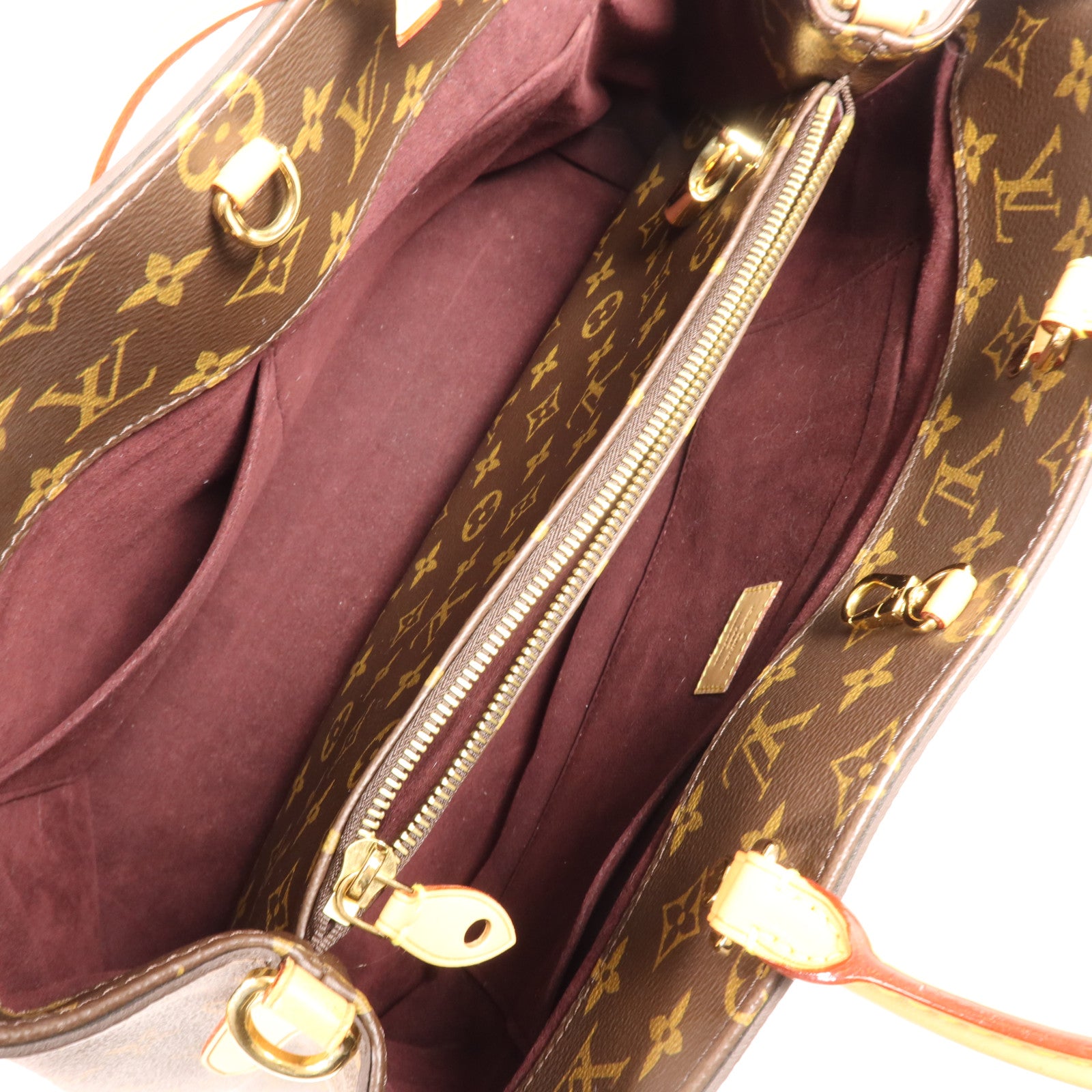 LOUIS VUITTON Monogram Montaigne GM金扣手挽肩背兩用袋