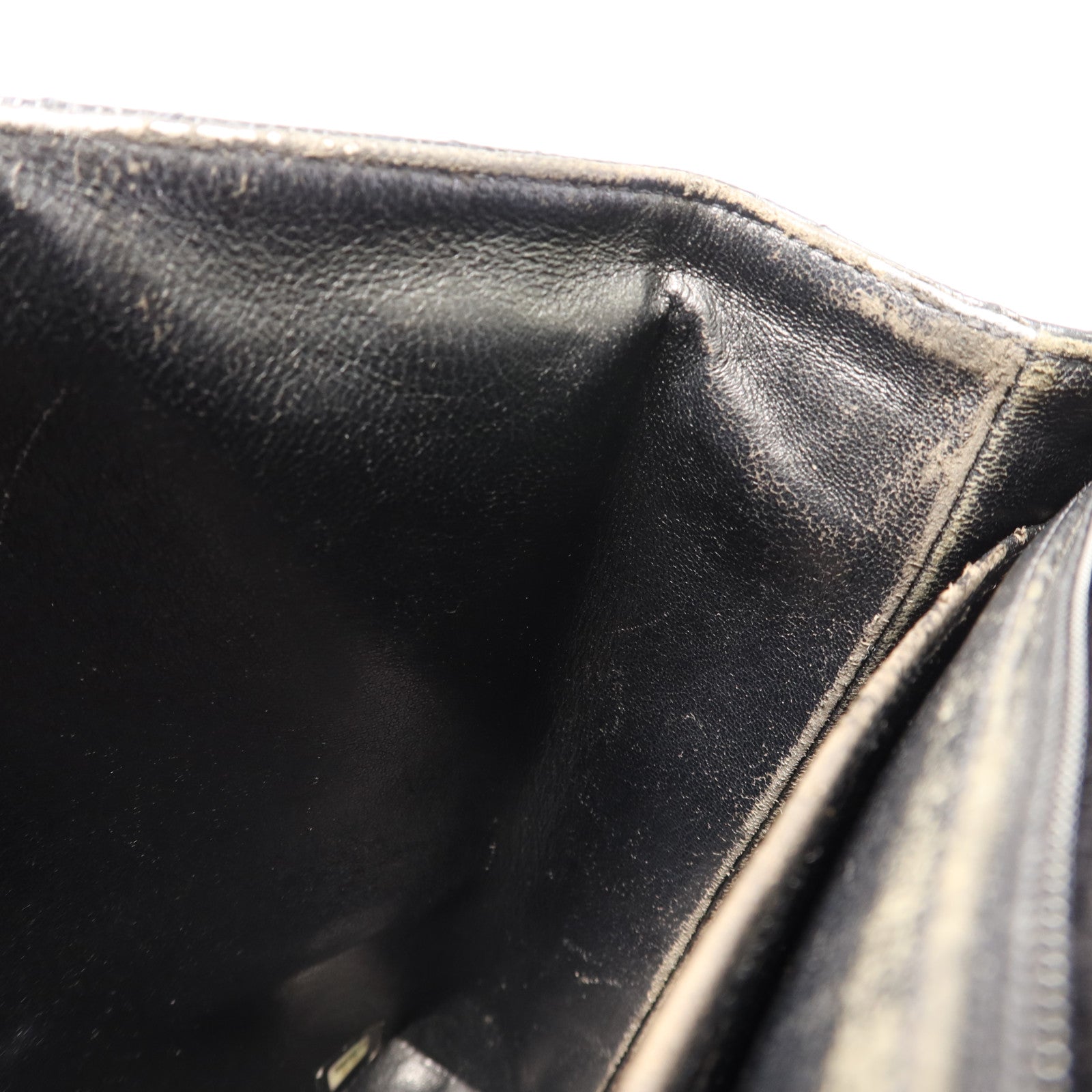 CHANEL 牛皮皮革Matelasse Bag銀扣手挽袋