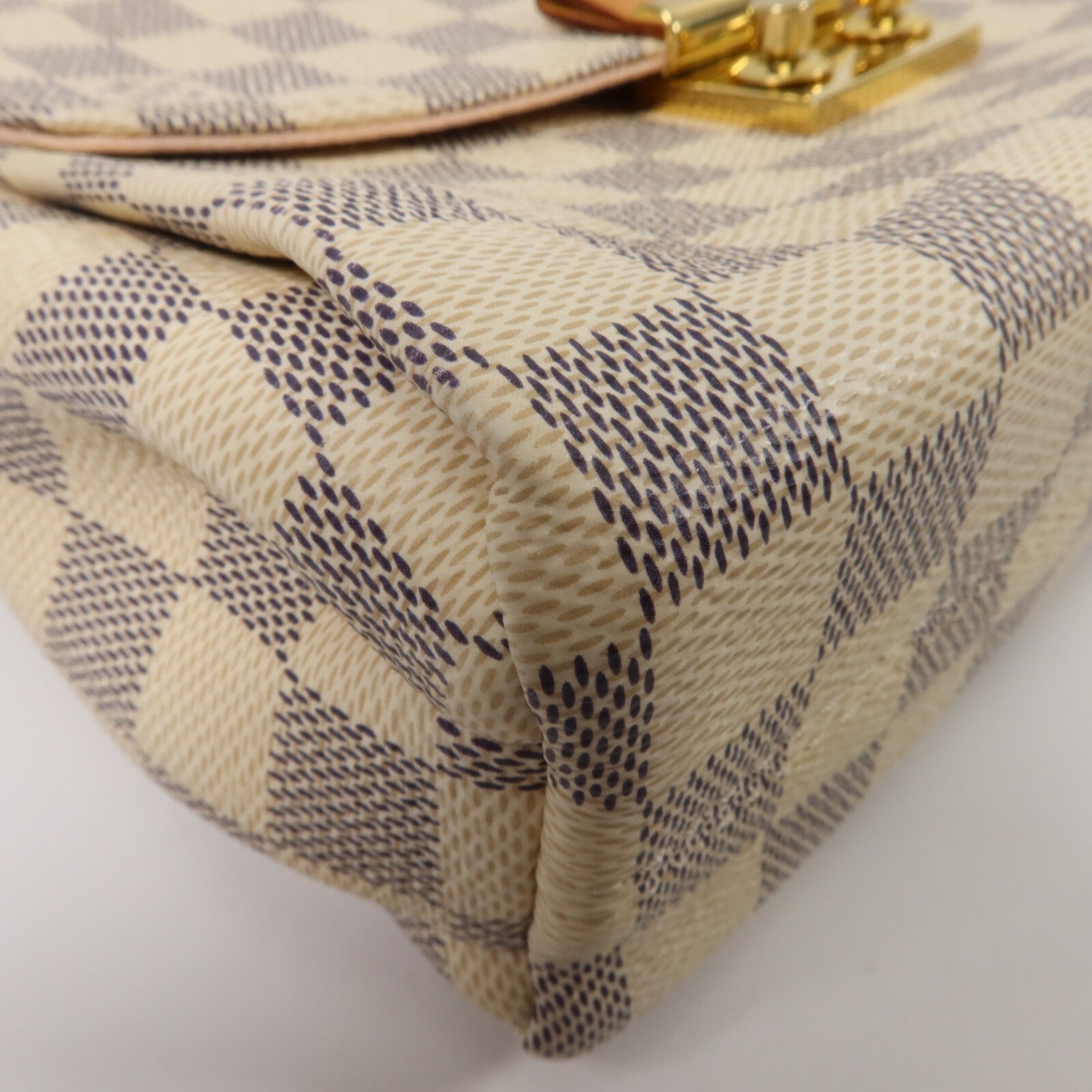 LOUIS VUITTON Damier Croisette手挽肩背兩用袋