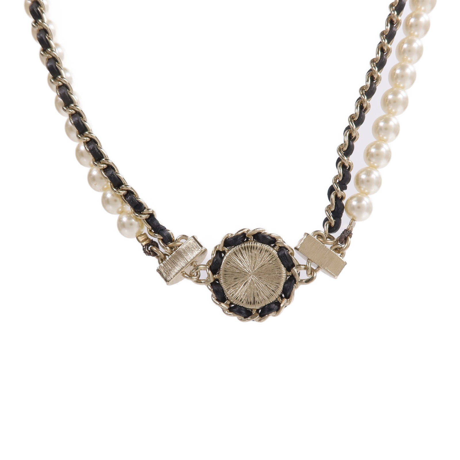 CHANEL PVC/金屬Necklace項鍊