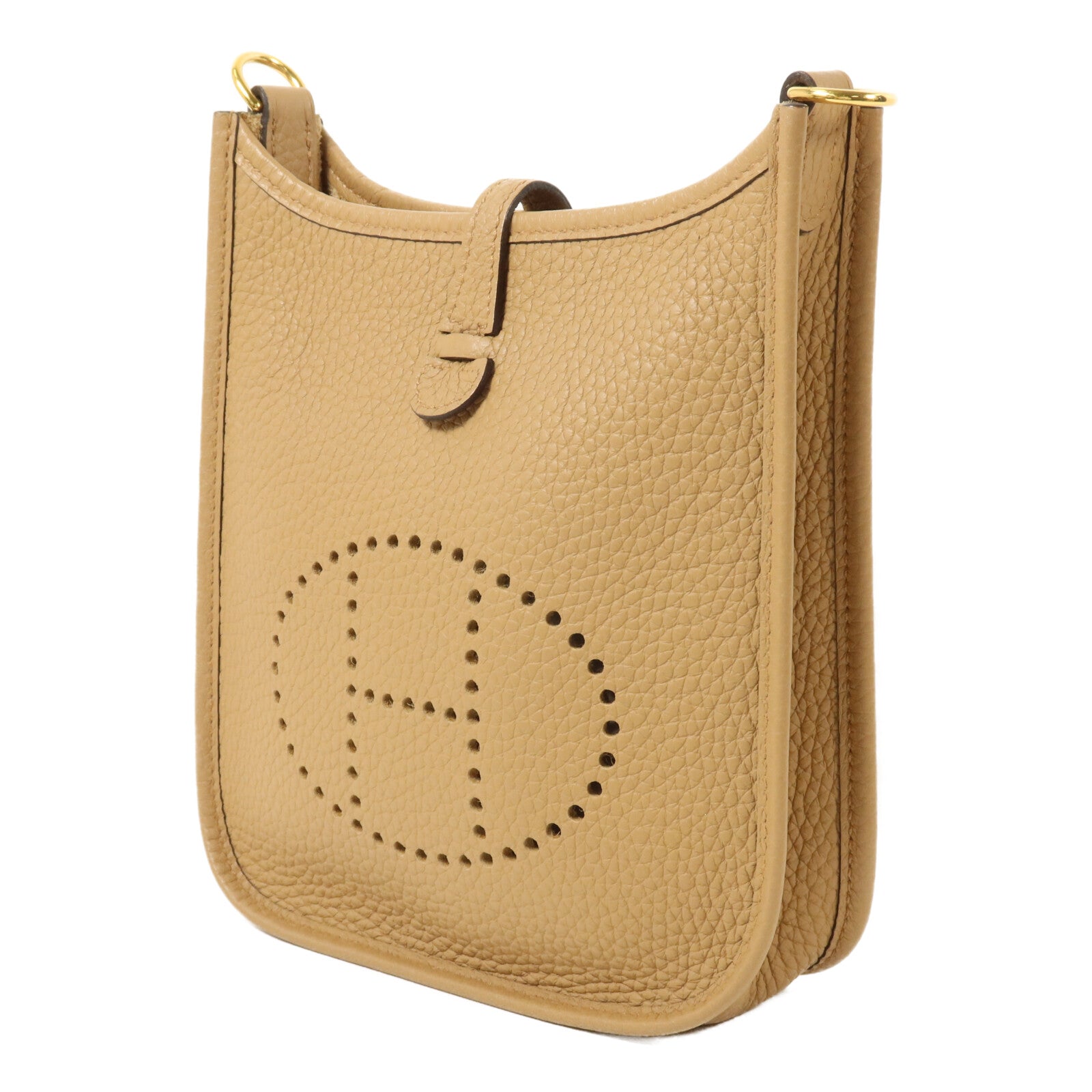 HERMES Clemence皮革Evelyne TPM肩背袋Chai