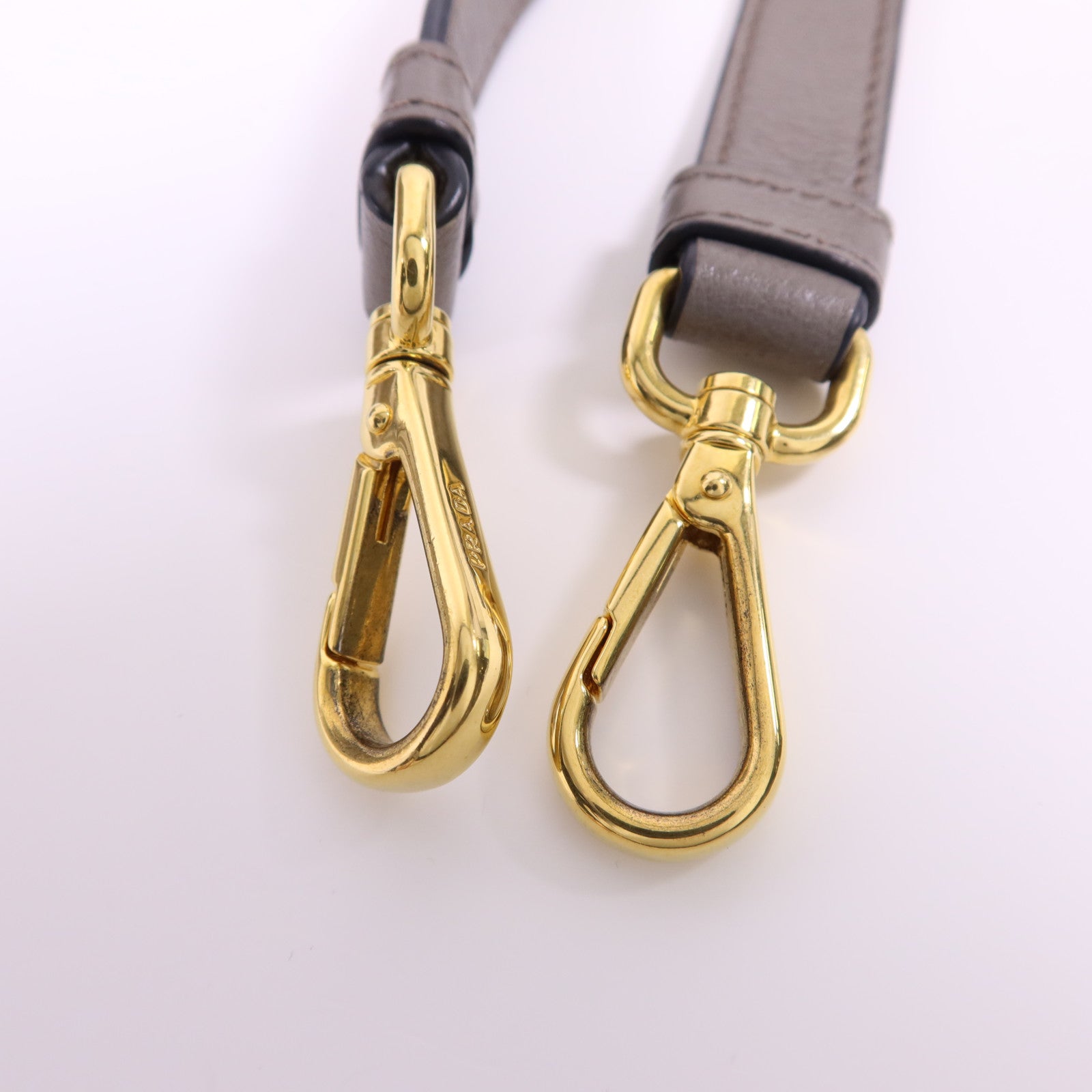 PRADA 牛皮皮革2 Way Shoulder Bag金扣手挽肩背兩用袋