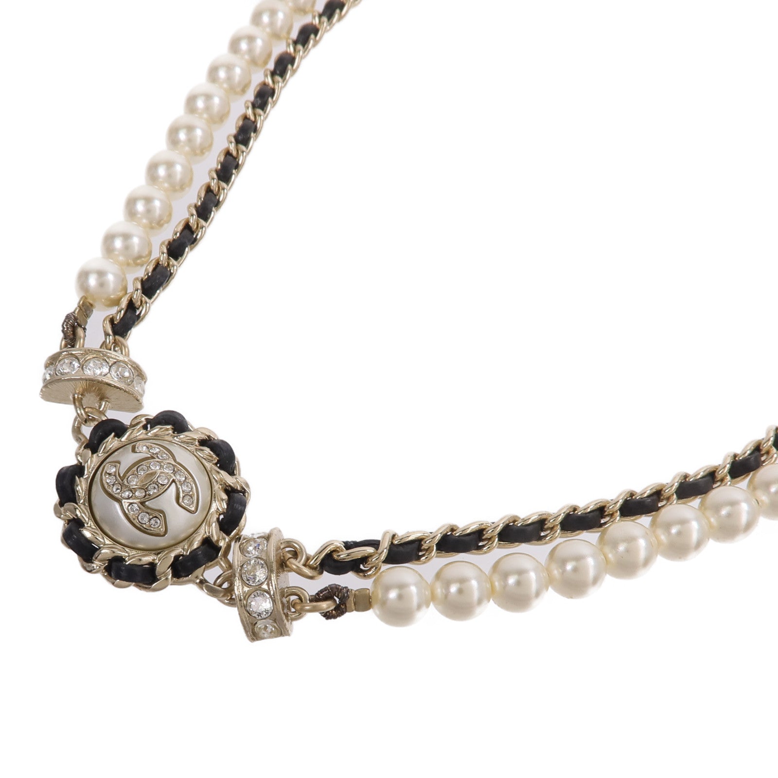 CHANEL PVC/金屬Necklace項鍊