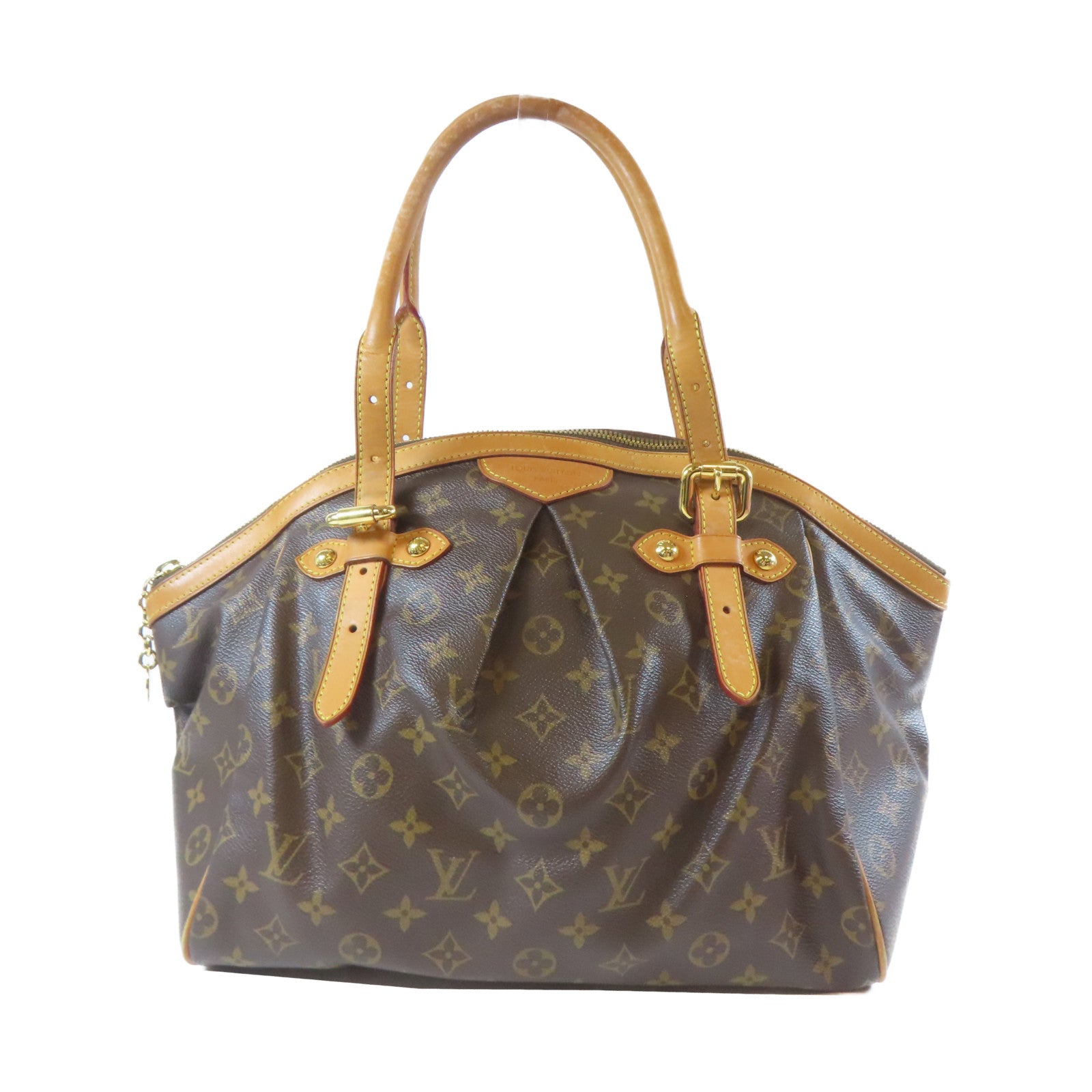 LOUIS VUITTON 【激減優惠】Monogram Tivoli GM金扣肩背袋啡色